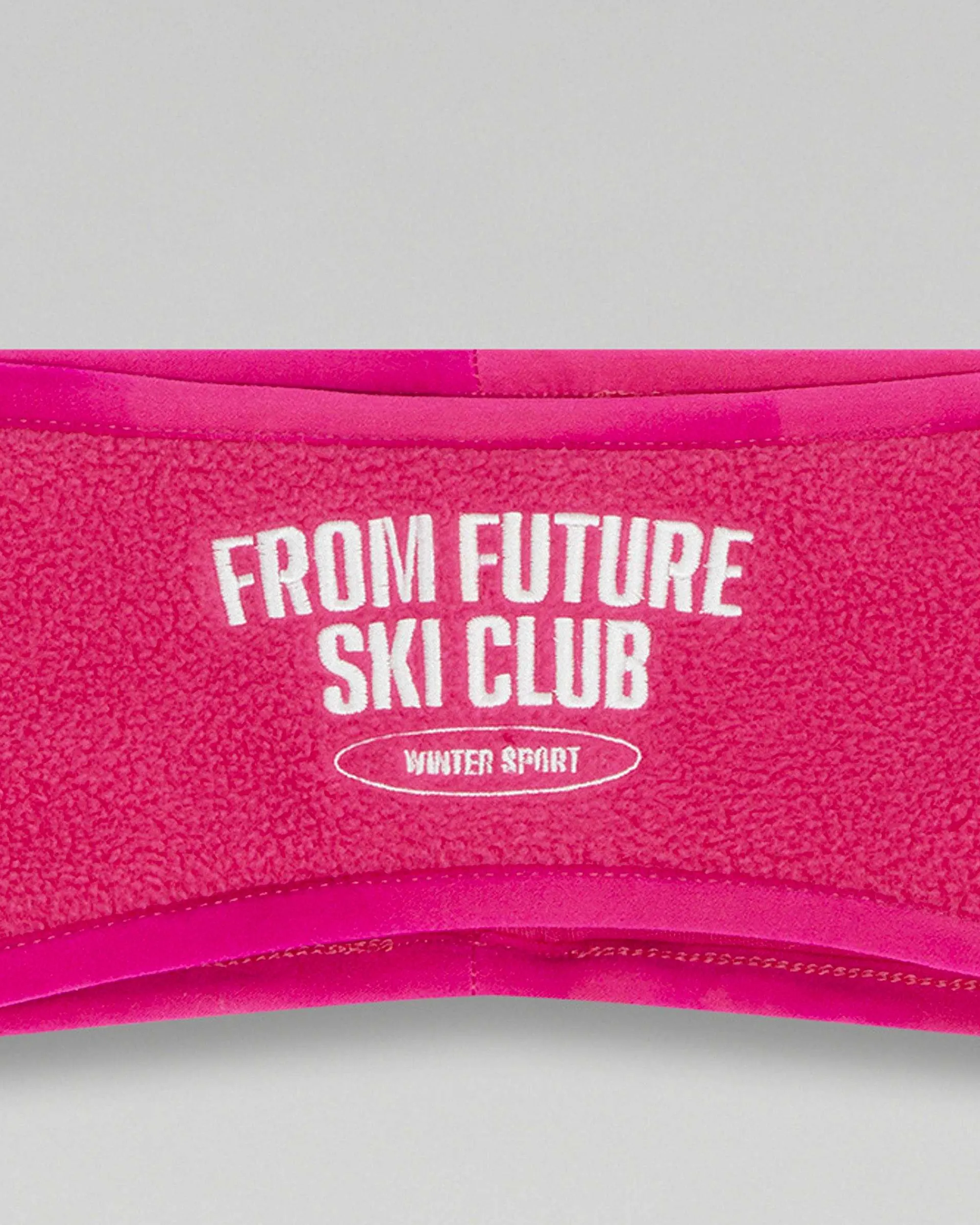 Store FROM FUTURE Bandeau Cache-Oreilles Ski Club Winter Fuschia