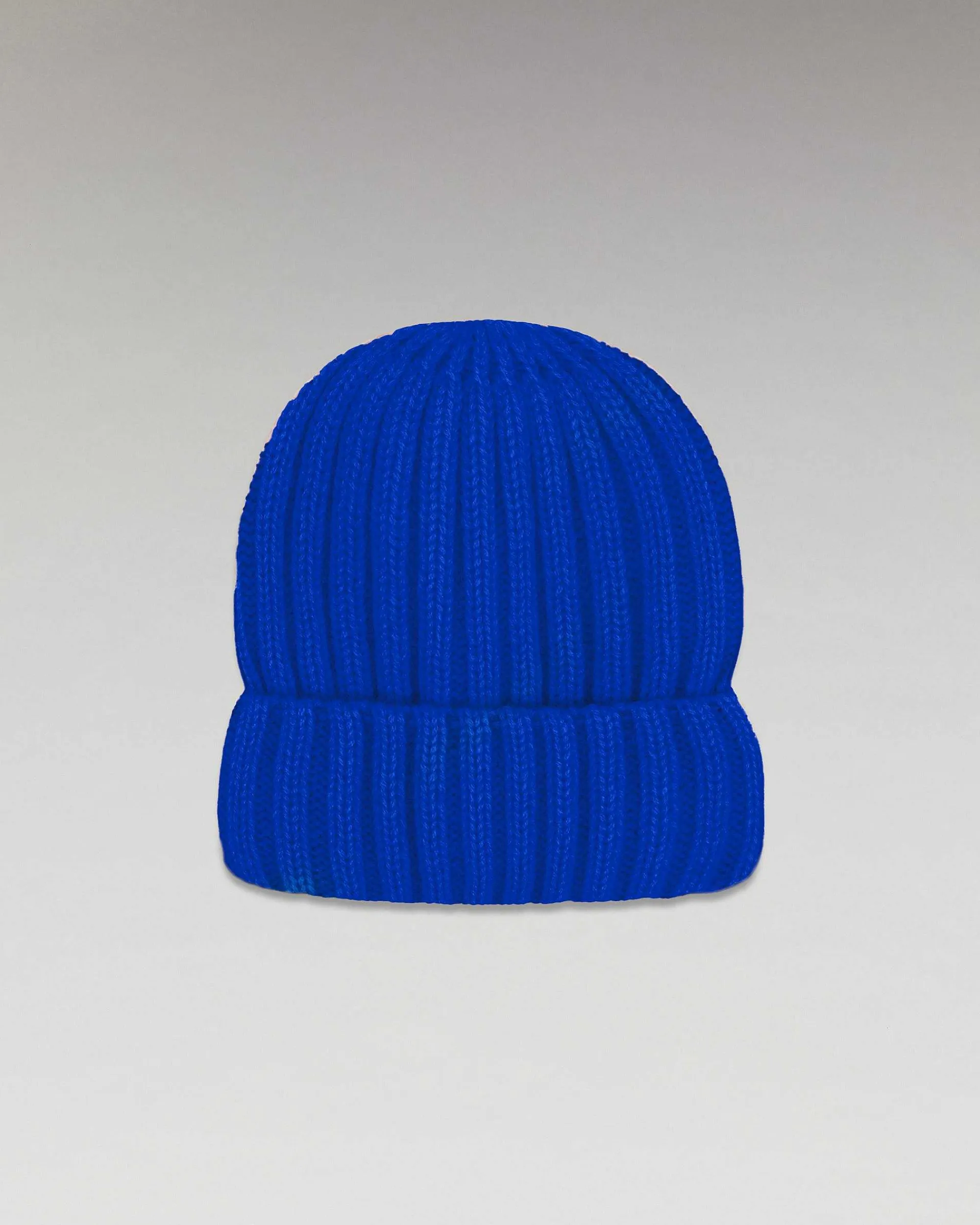 New FROM FUTURE Bonnet A Revers A Cotes Pop Blue