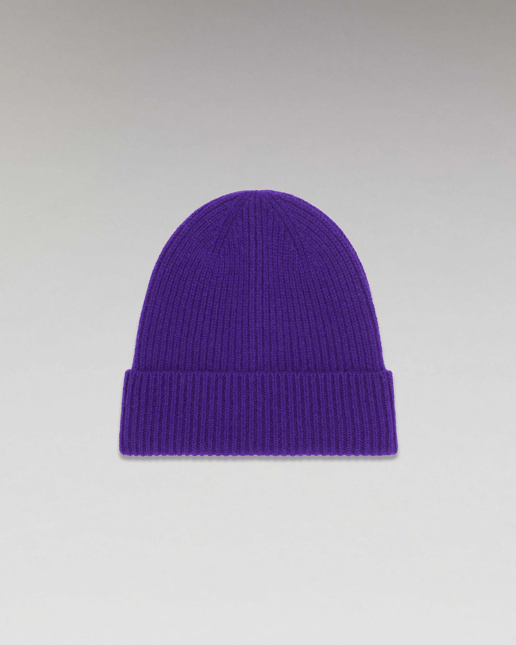 Store FROM FUTURE Bonnet A Revers A Petites Cotes Winter Purple