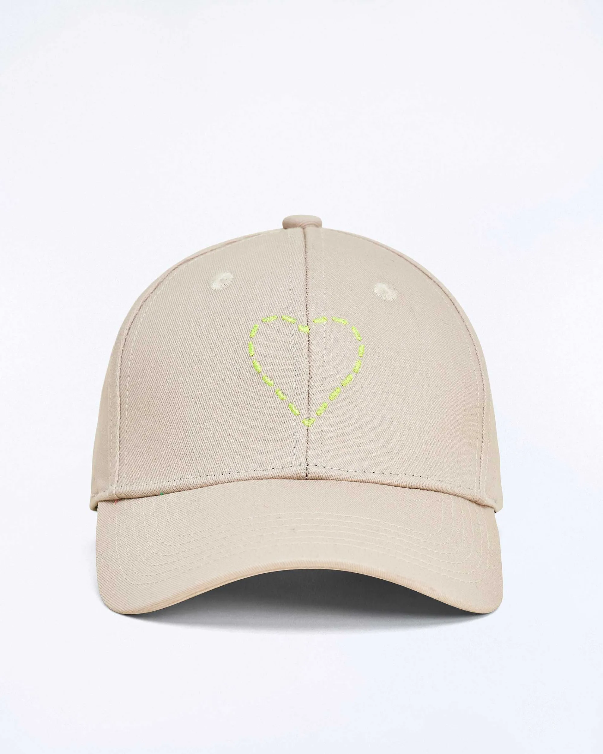 Hot FROM FUTURE Casquette A Visiere Courbee Coeur Sable