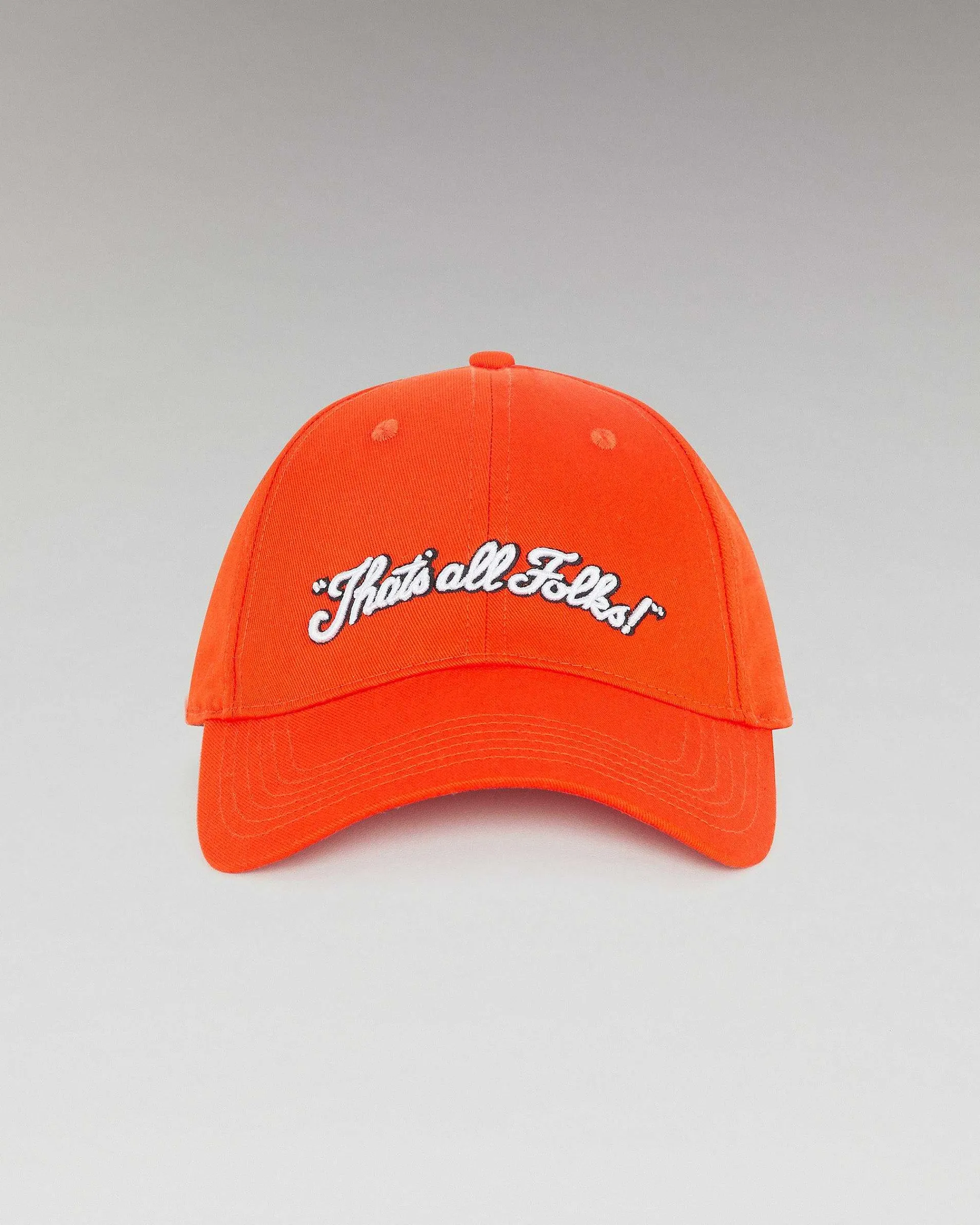 Hot FROM FUTURE Casquette A Visiere Courbee That'S All Folks Orange