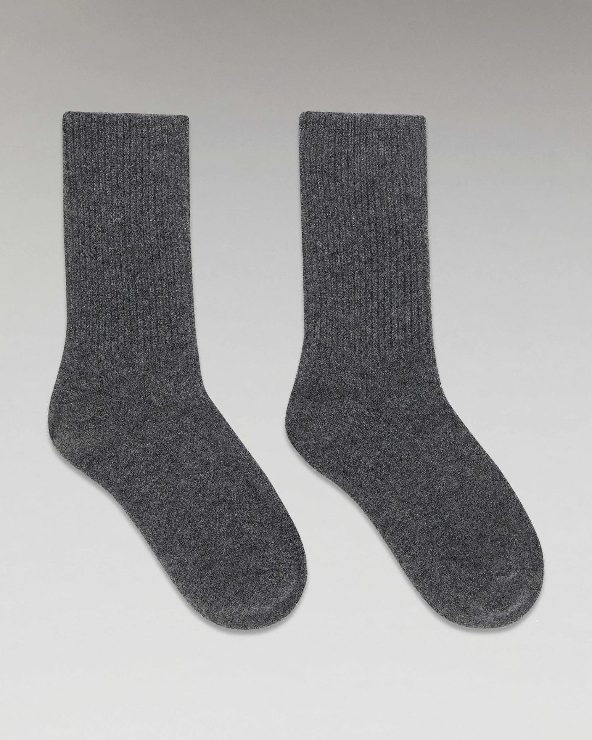 Online FROM FUTURE Chaussettes Mi-Hautes A Cotes Anthracite