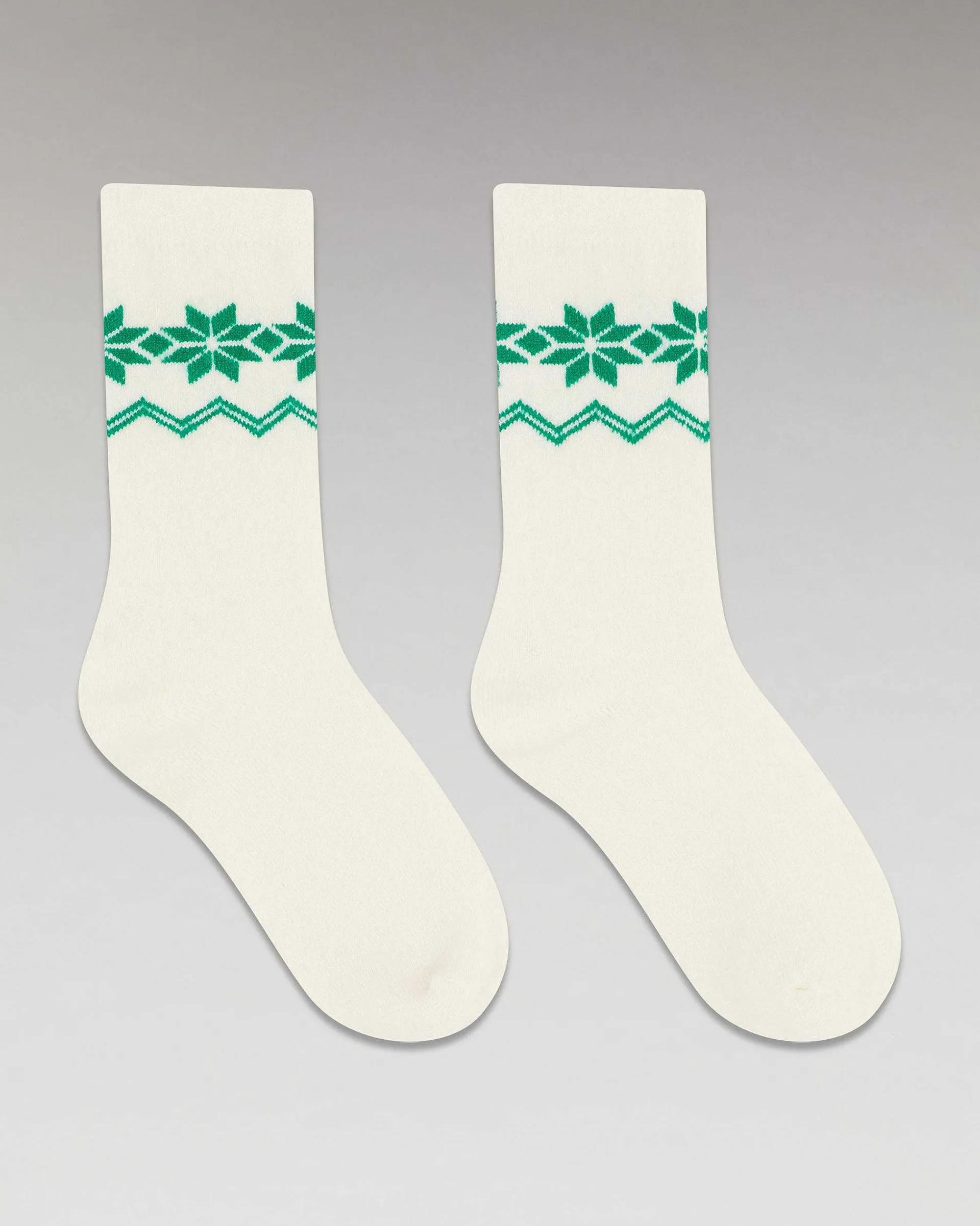 Clearance FROM FUTURE Chaussettes Mi-Hautes Norvegien Ecru