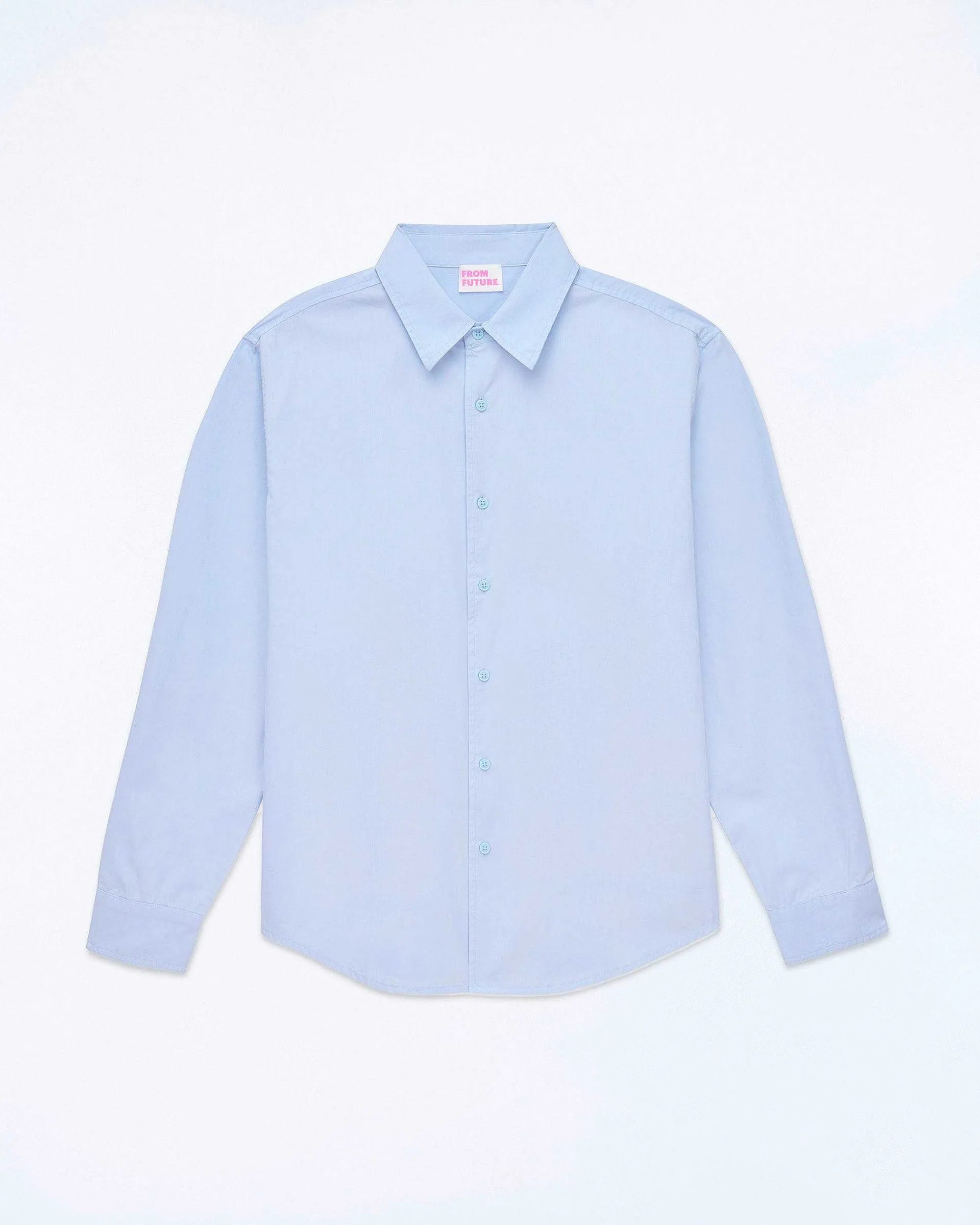 Hot FROM FUTURE Chemise Manches Longues Bleu Ciel