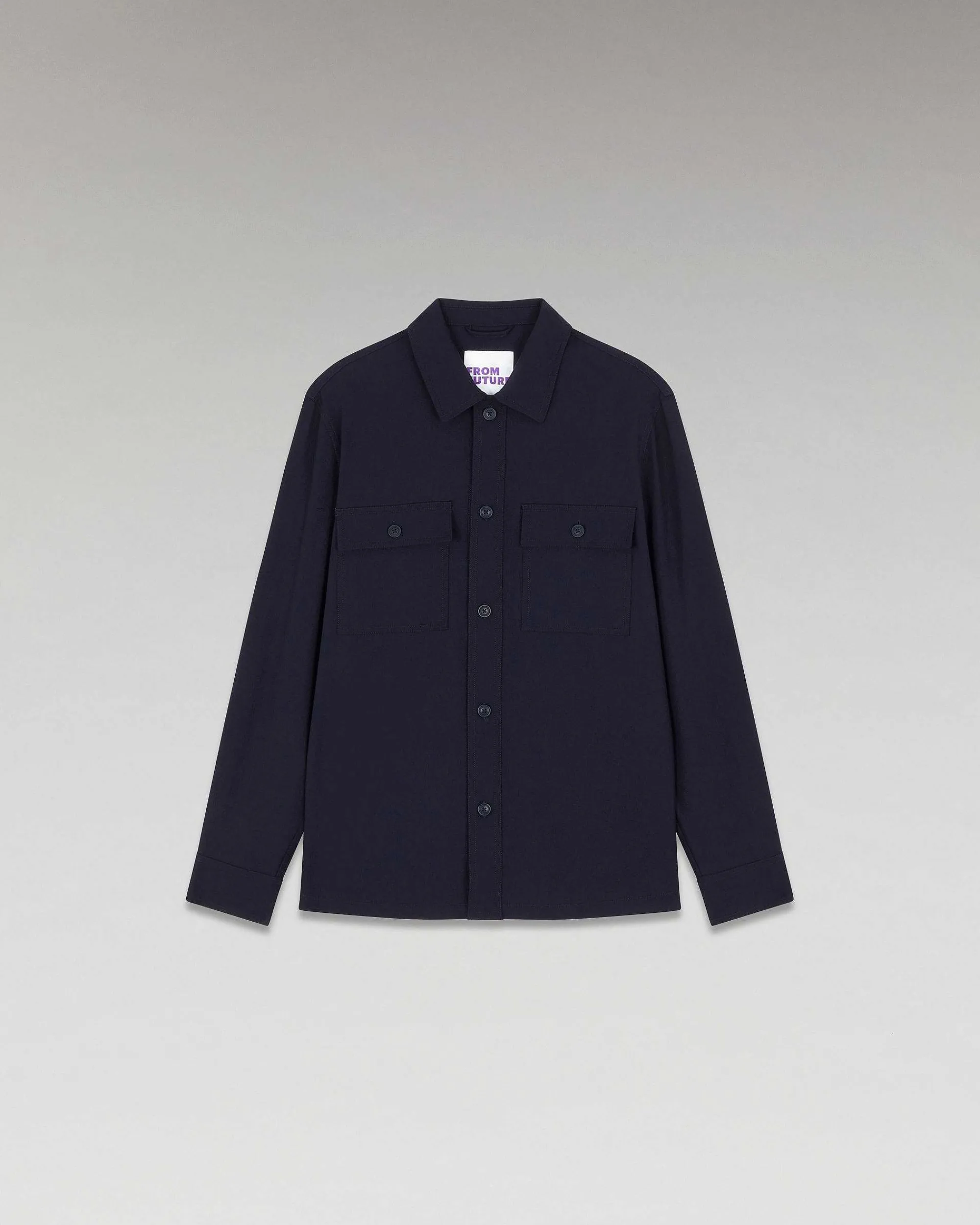 Outlet FROM FUTURE Chemise Regular Poches Navy