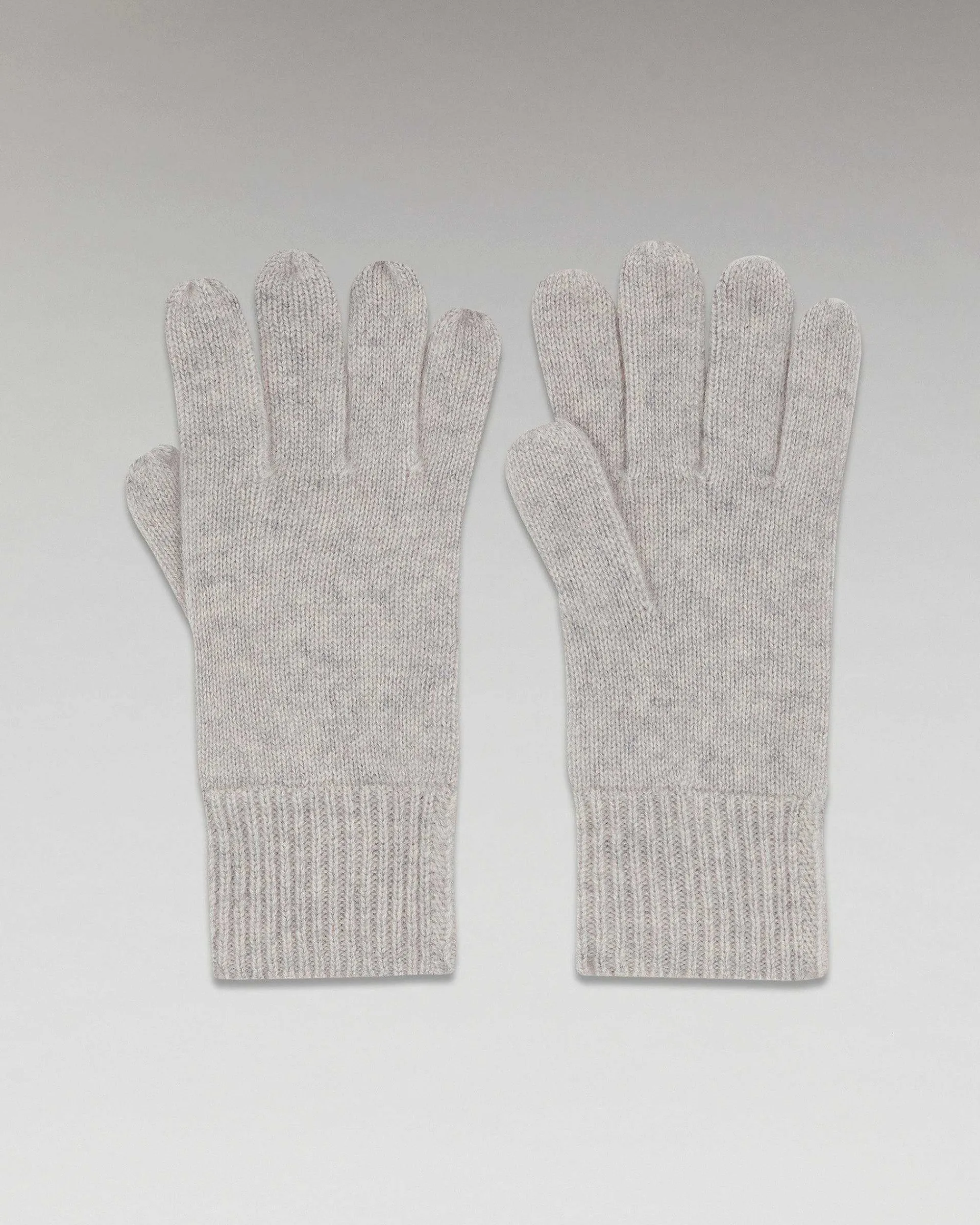 Outlet FROM FUTURE Gants Regular Basique Gris Chine Clair