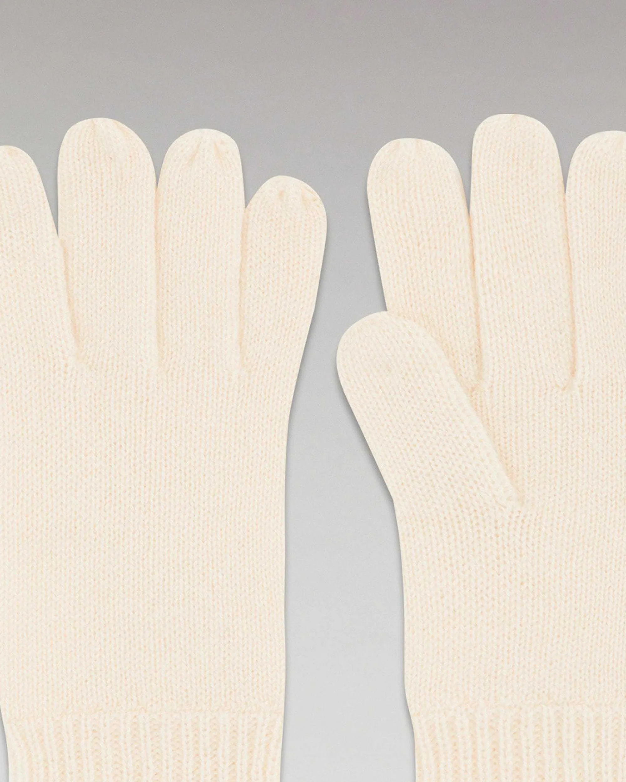 Flash Sale FROM FUTURE Gants Regular Basique Ecru