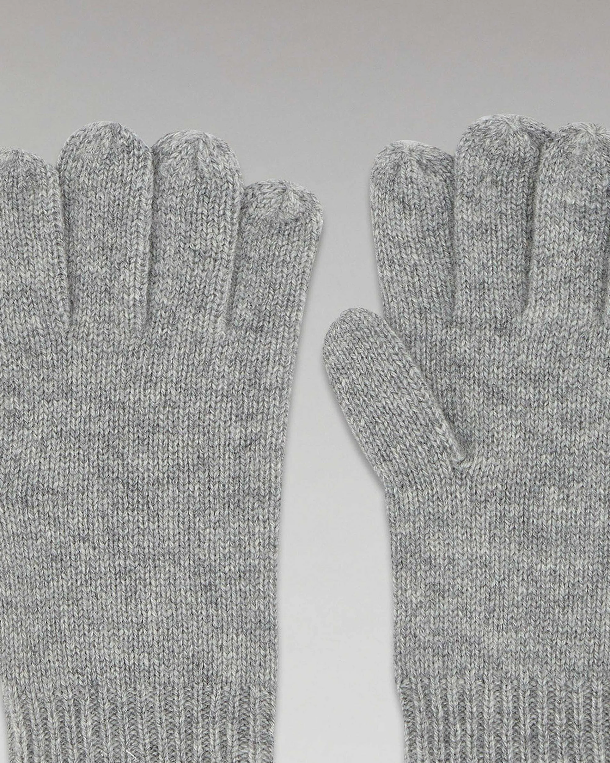 Shop FROM FUTURE Gants Regular Bicolore Gris Chine Fonce