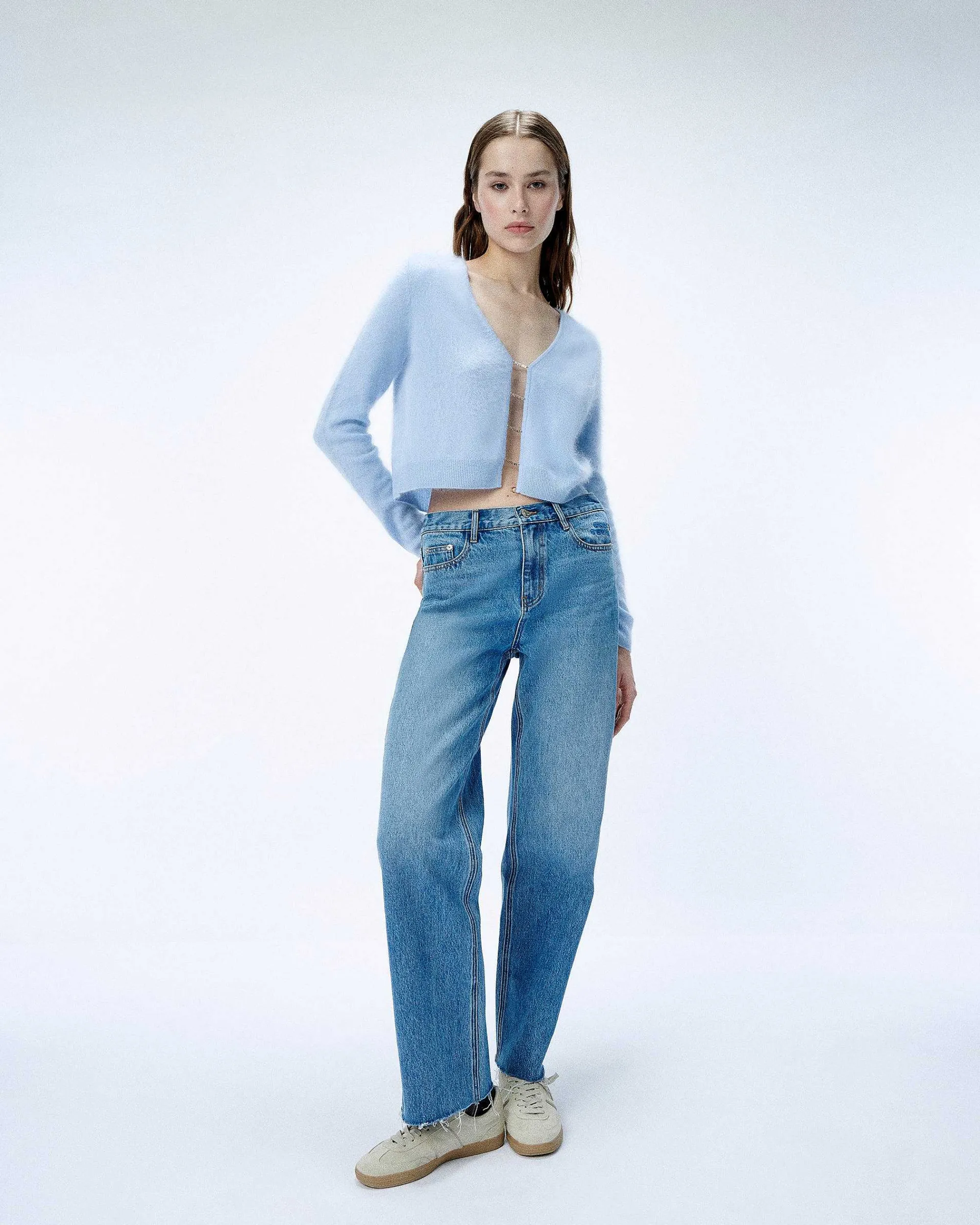 Hot FROM FUTURE Jean Jackie Medium Blue