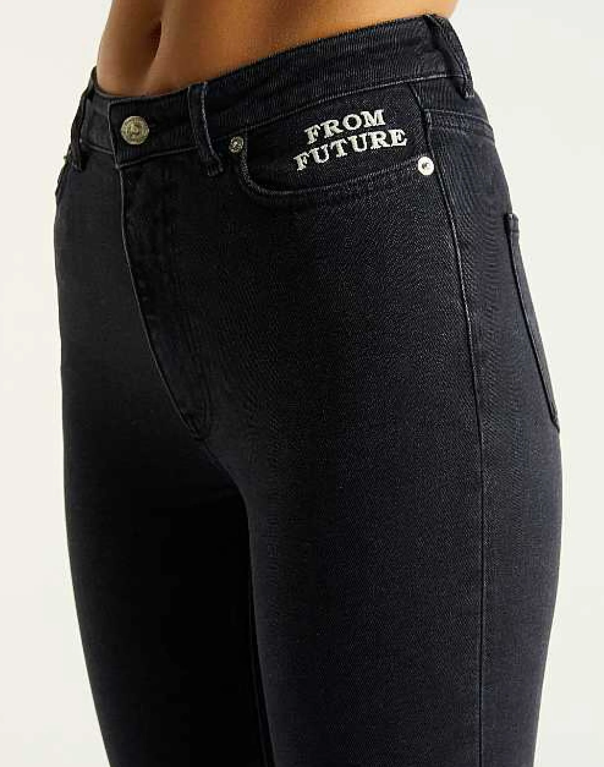 Clearance FROM FUTURE Joe Jean Bootcut Fente Noir