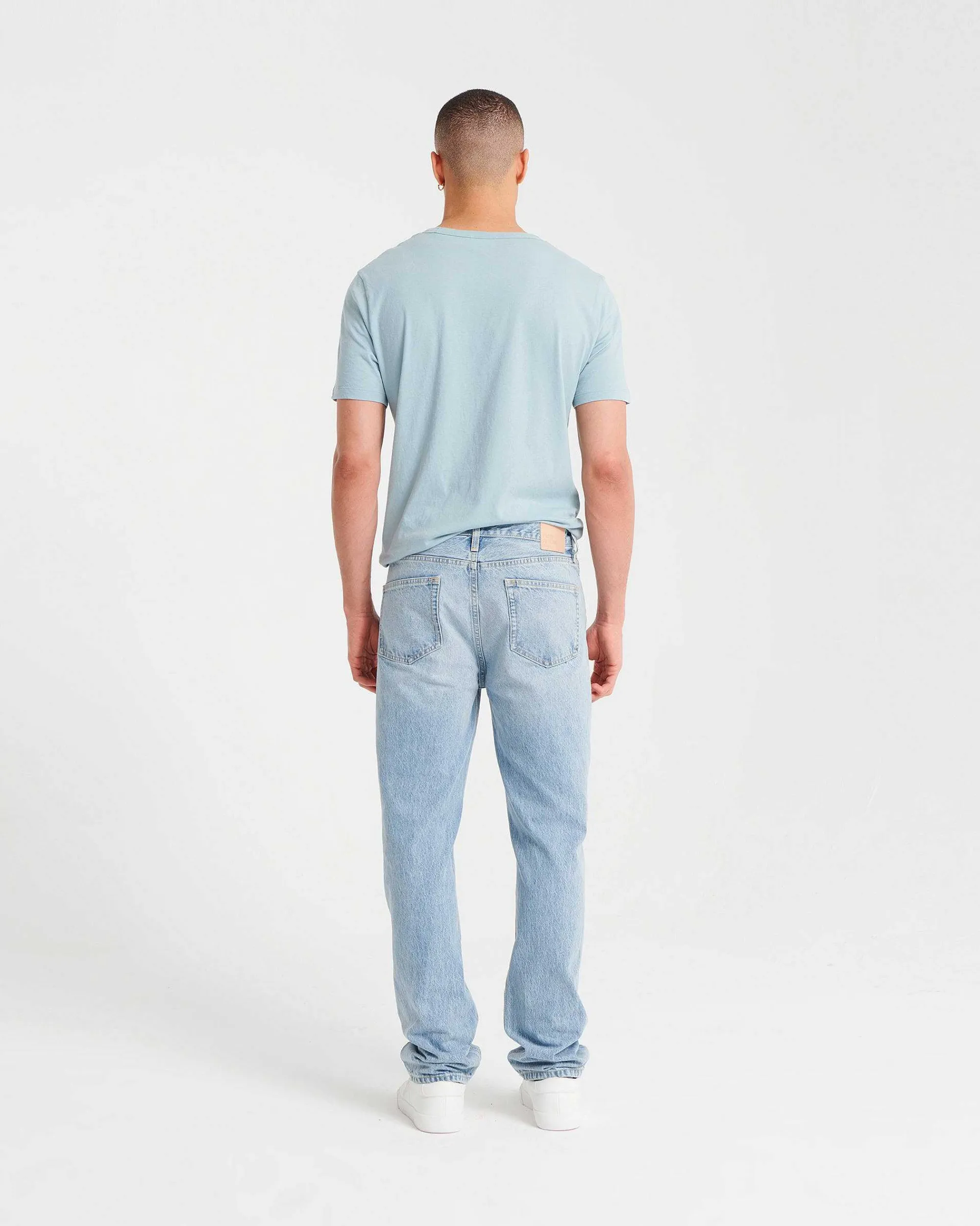 Fashion FROM FUTURE Josh Jean Coupe Baggy Light Blue