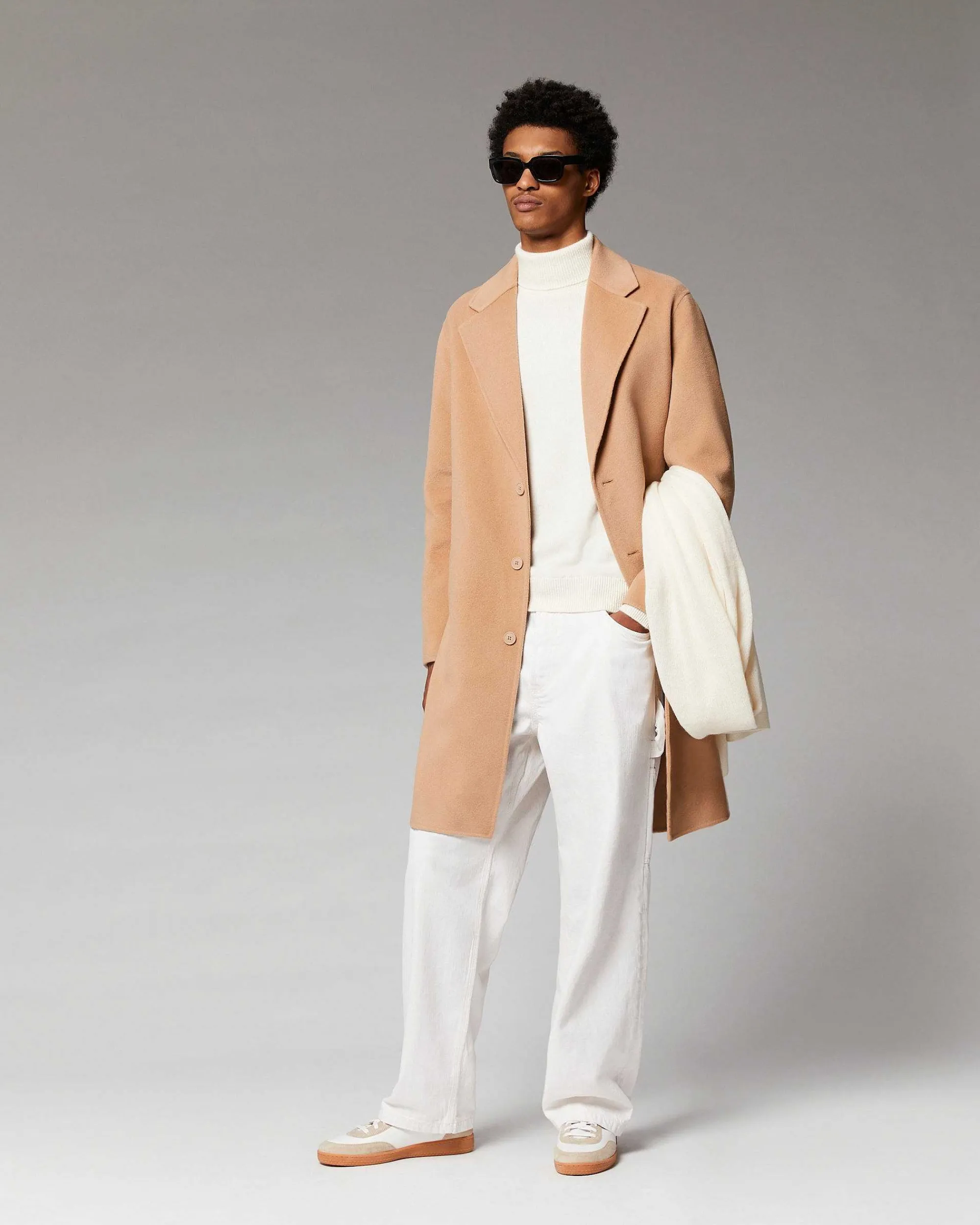 Flash Sale FROM FUTURE Outerwear Manteau Long Double Face Camel