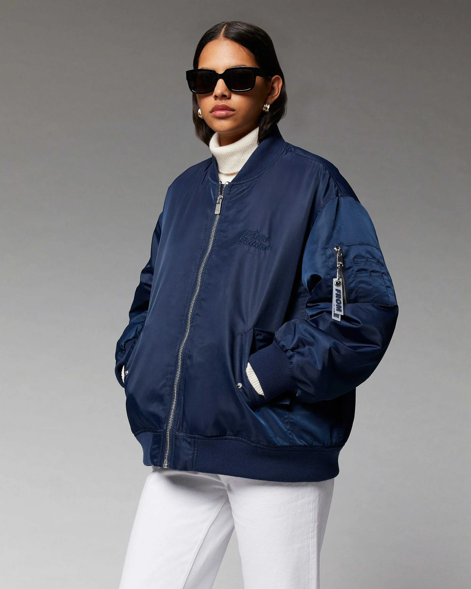 Best FROM FUTURE Outerwear Veste Bombers Navy