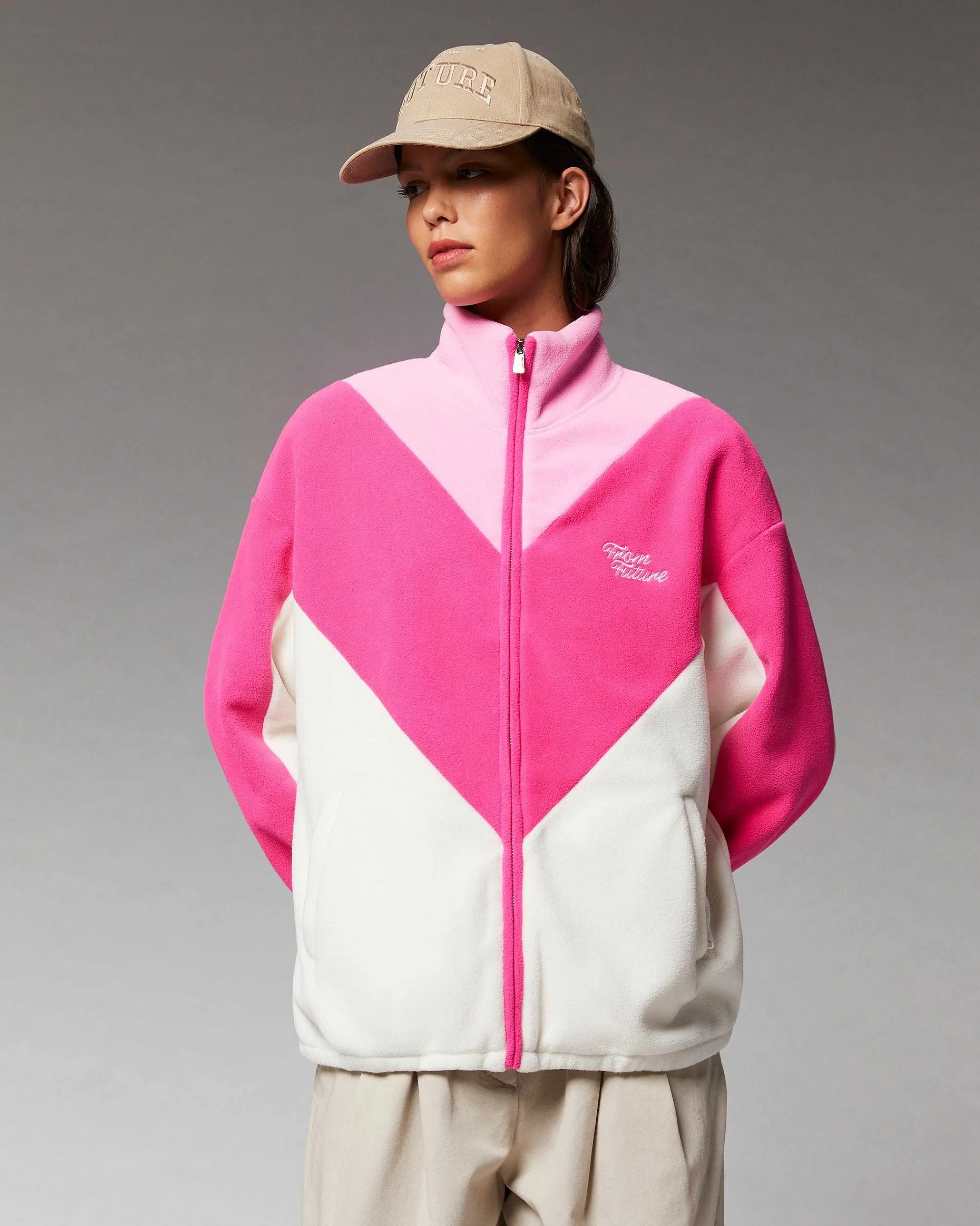 Store FROM FUTURE Outerwear Veste Polaire Flash Pink