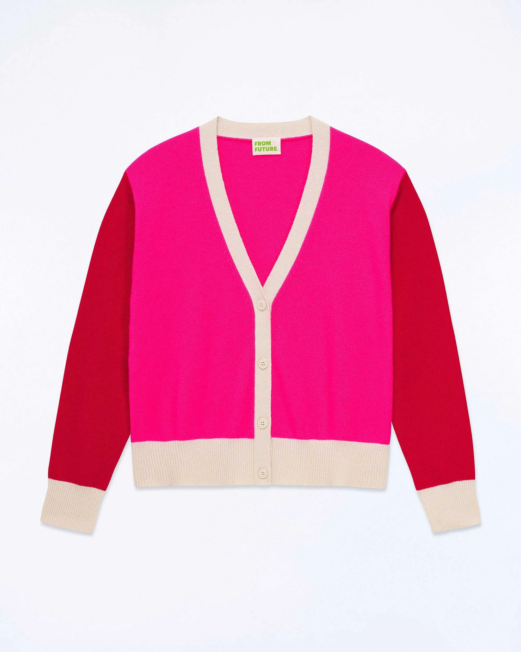 Shop FROM FUTURE Pull Cardigan Winter Fuschia