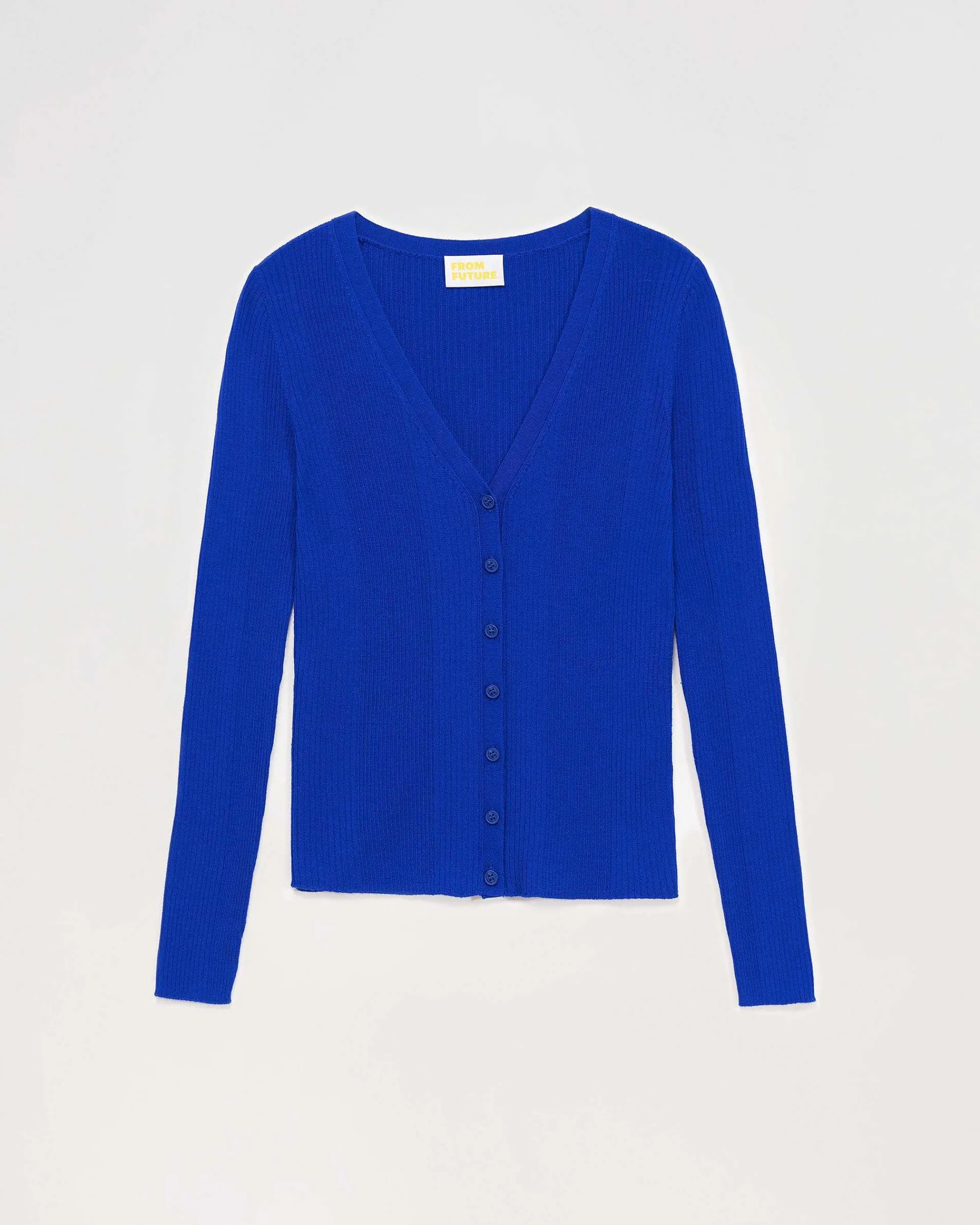 Discount FROM FUTURE Pull Cardigan A Cotes Pop Blue