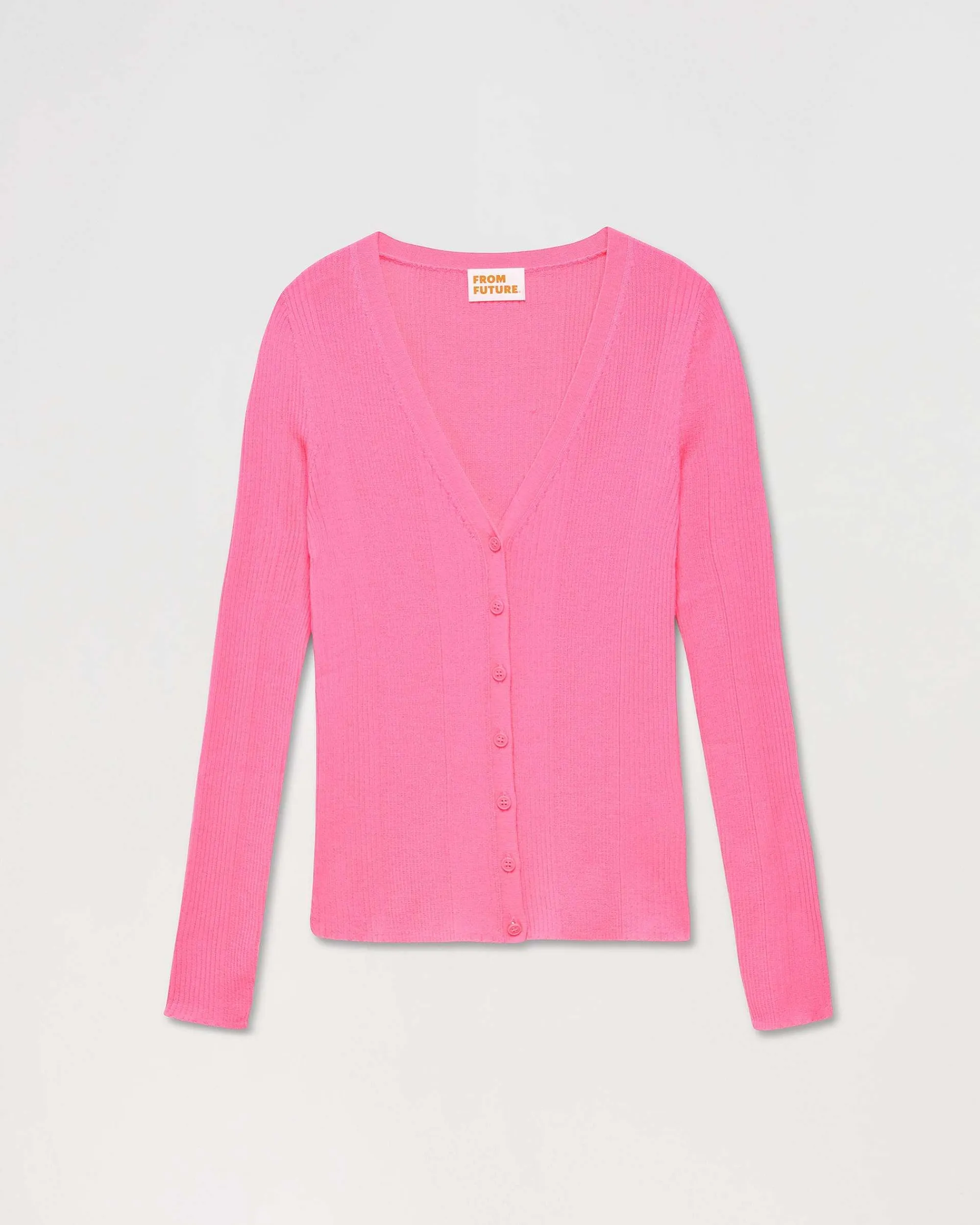 New FROM FUTURE Pull Cardigan A Cotes Holiday Pink