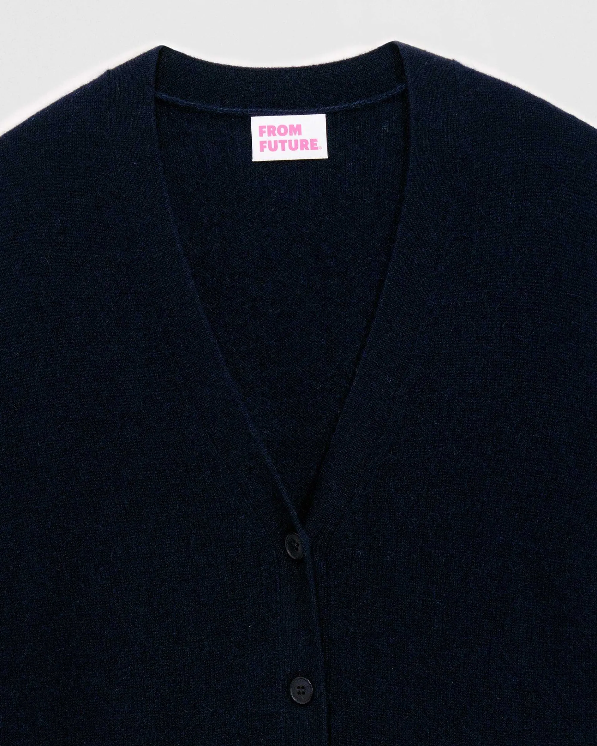 Cheap FROM FUTURE Pull Cardigan Basique Leger Navy