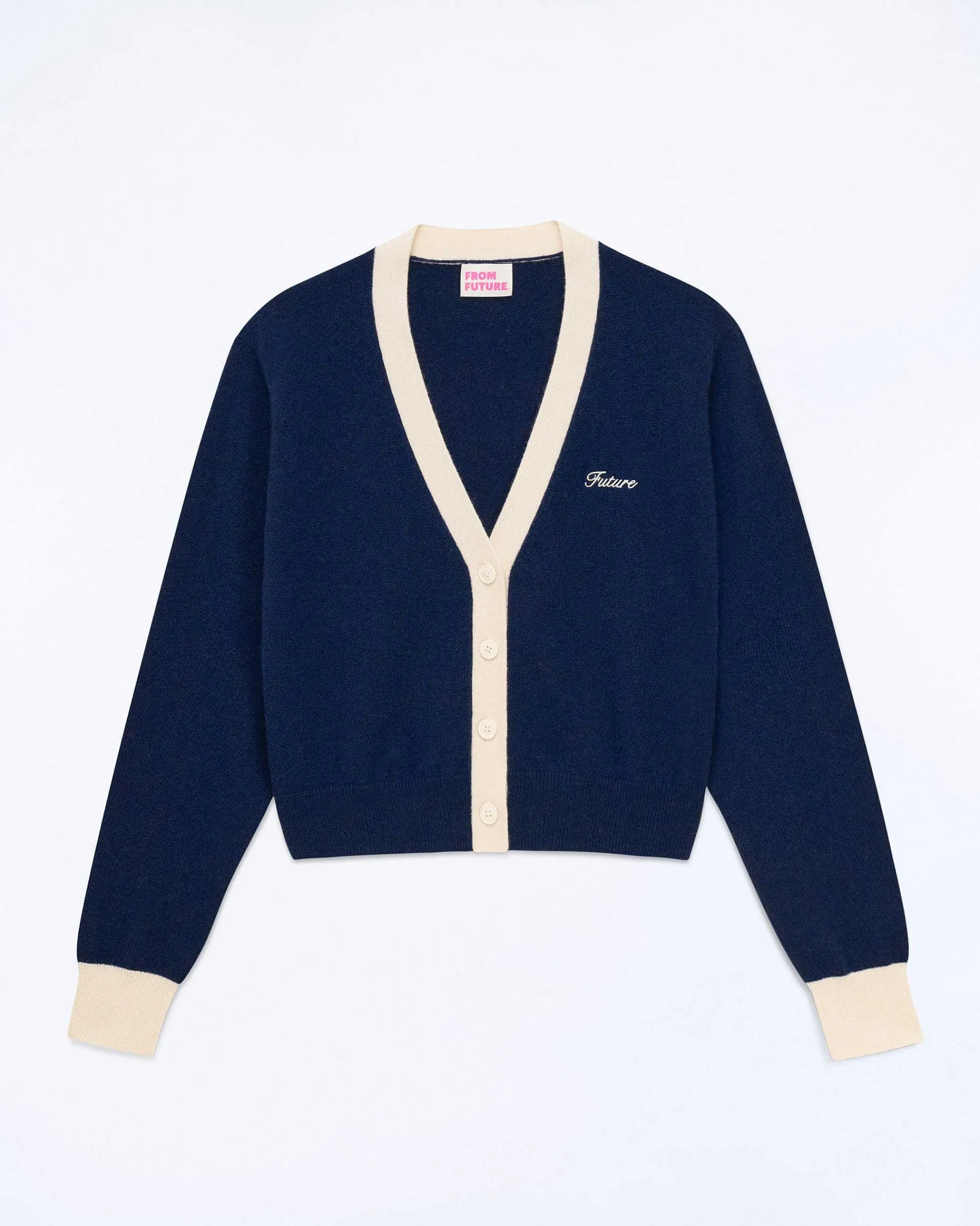 Clearance FROM FUTURE Pull Cardigan Bicolore College Blue