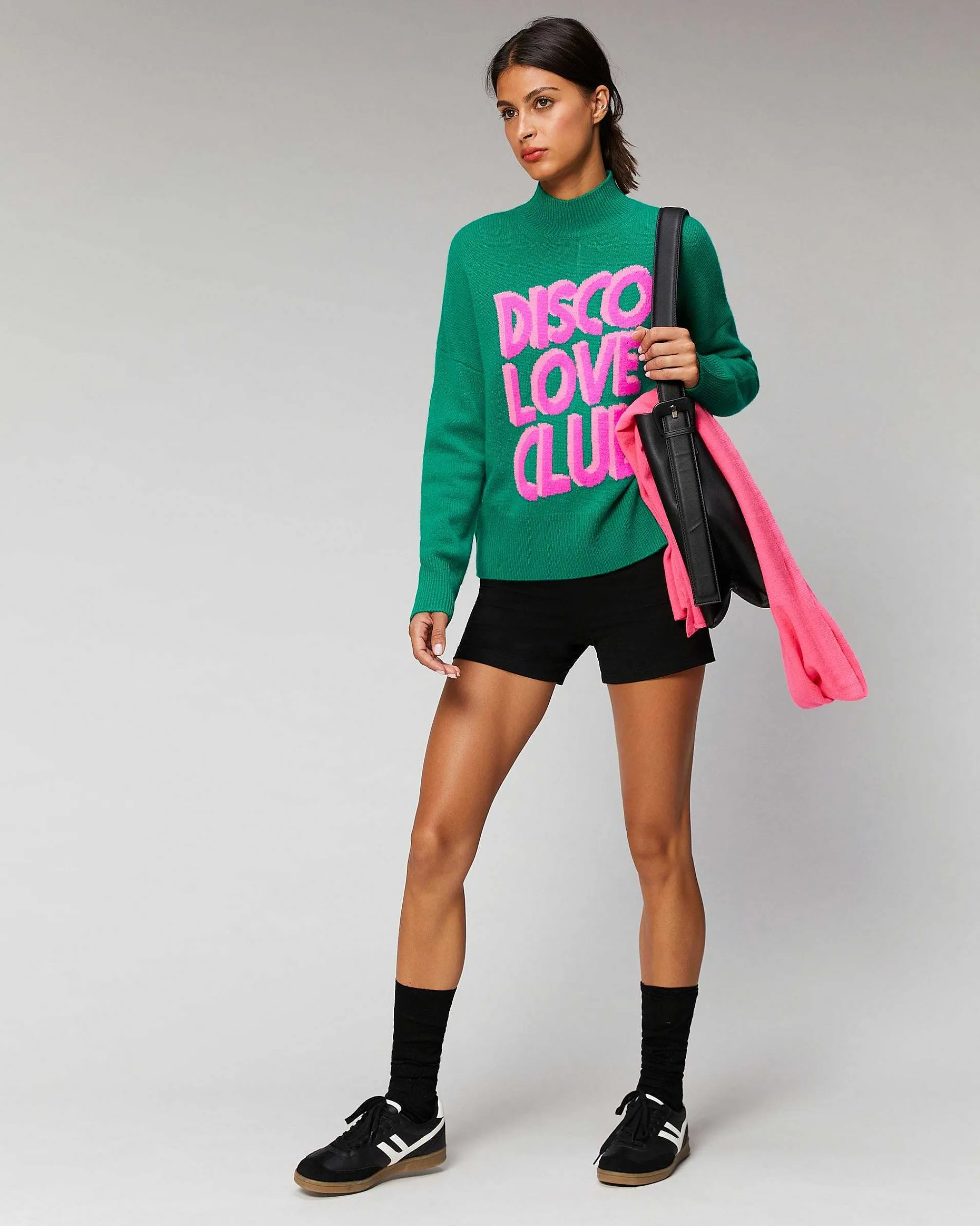 Discount FROM FUTURE Pull Col Montant Disco Love Club Winter Green