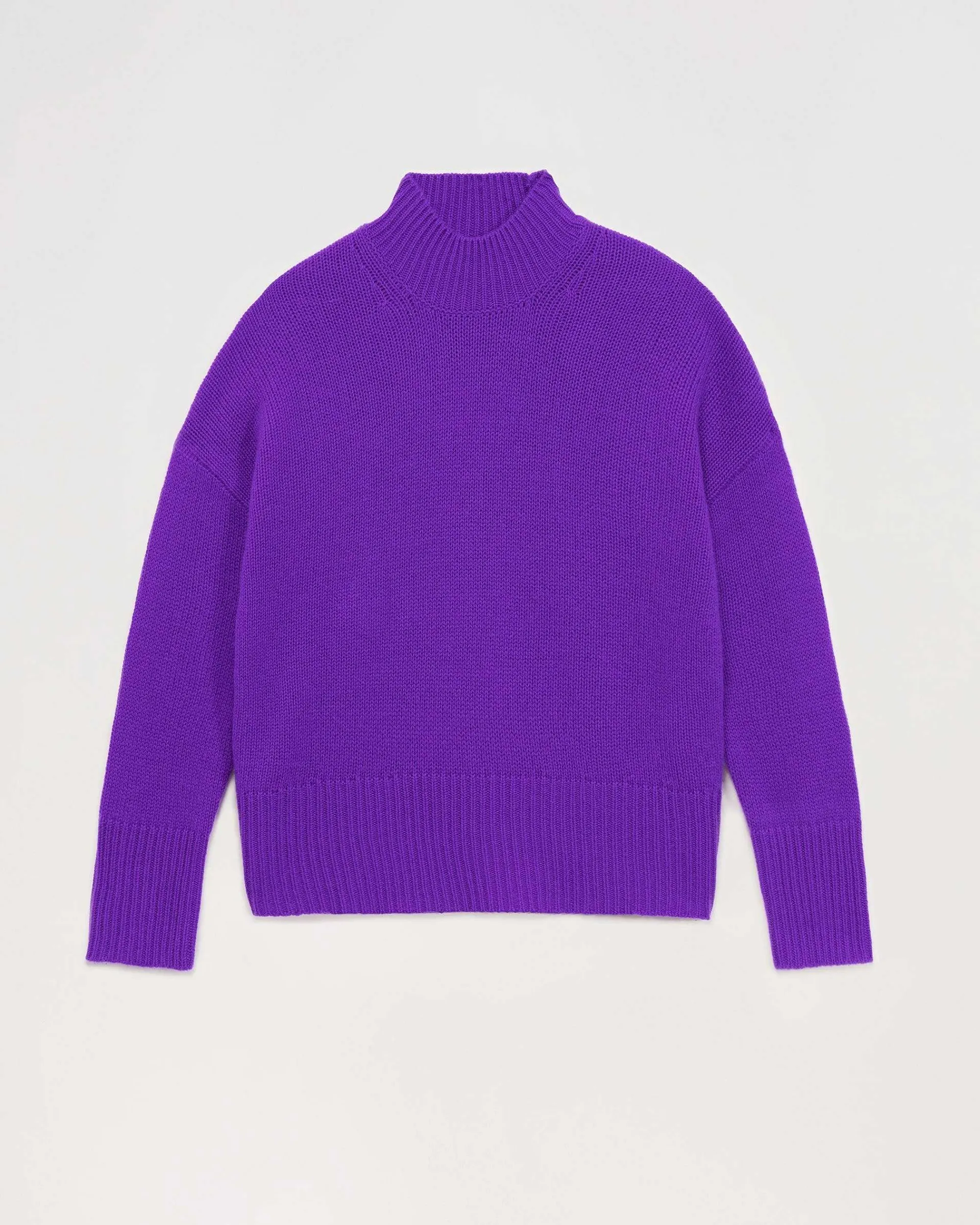 Online FROM FUTURE Pull Col Montant Oversize Violet Fluo