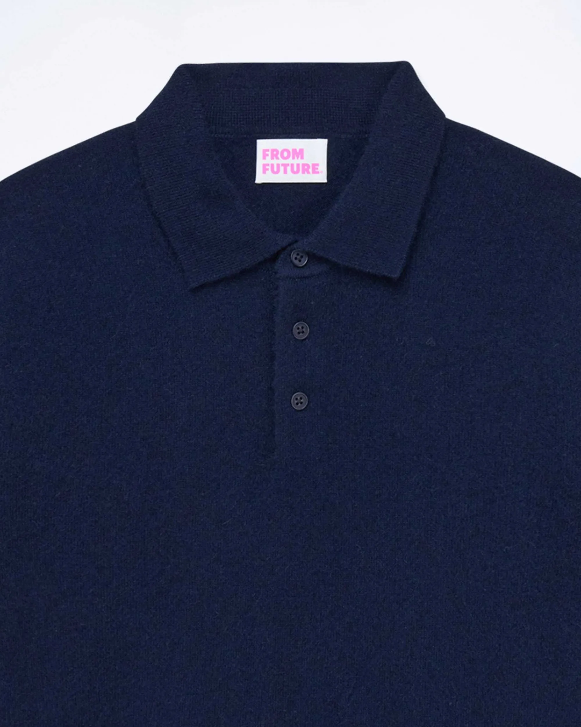 Sale FROM FUTURE Pull Col Polo Uni Navy