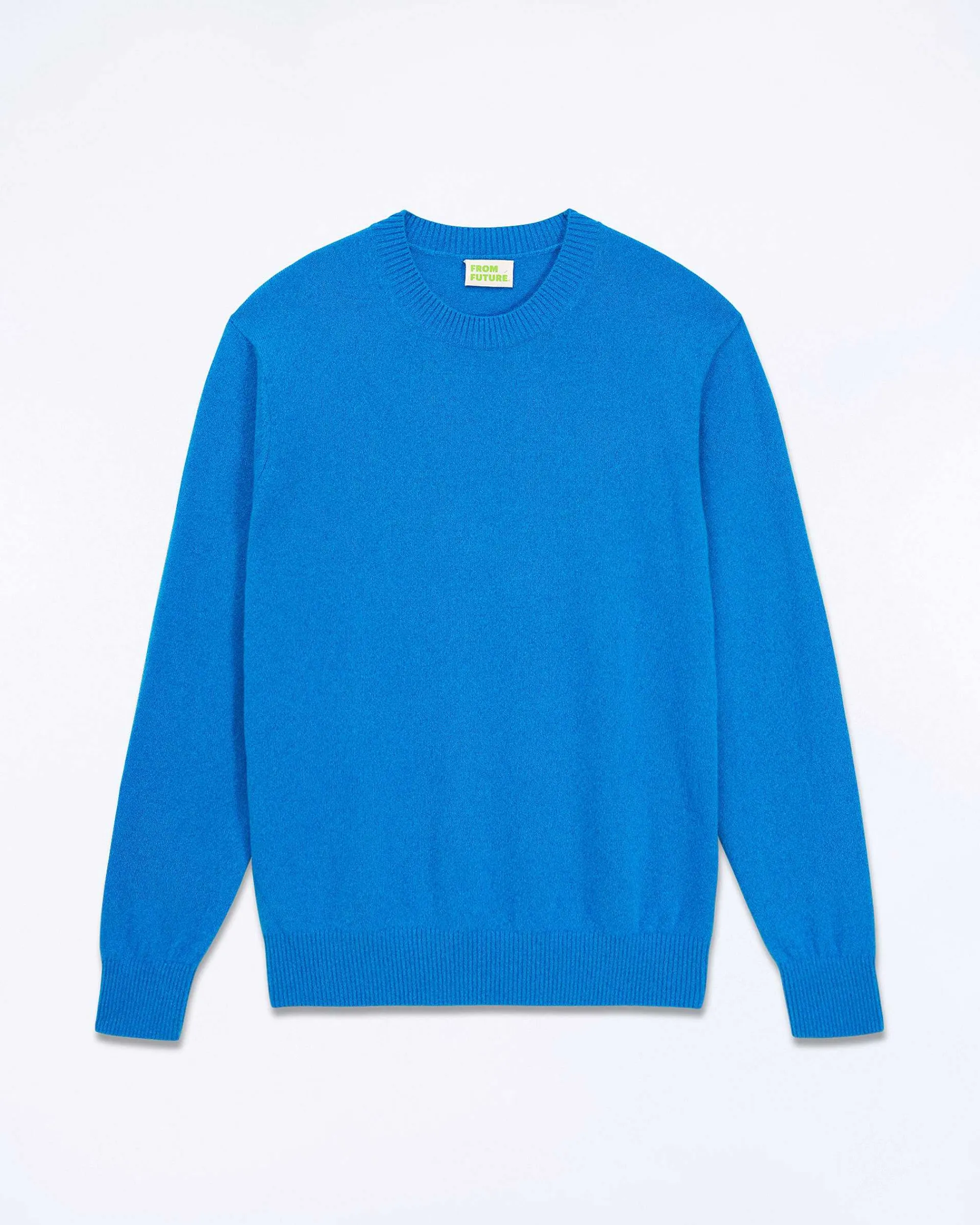 Best Sale FROM FUTURE Pull Col Rond Surf Blue Mouline