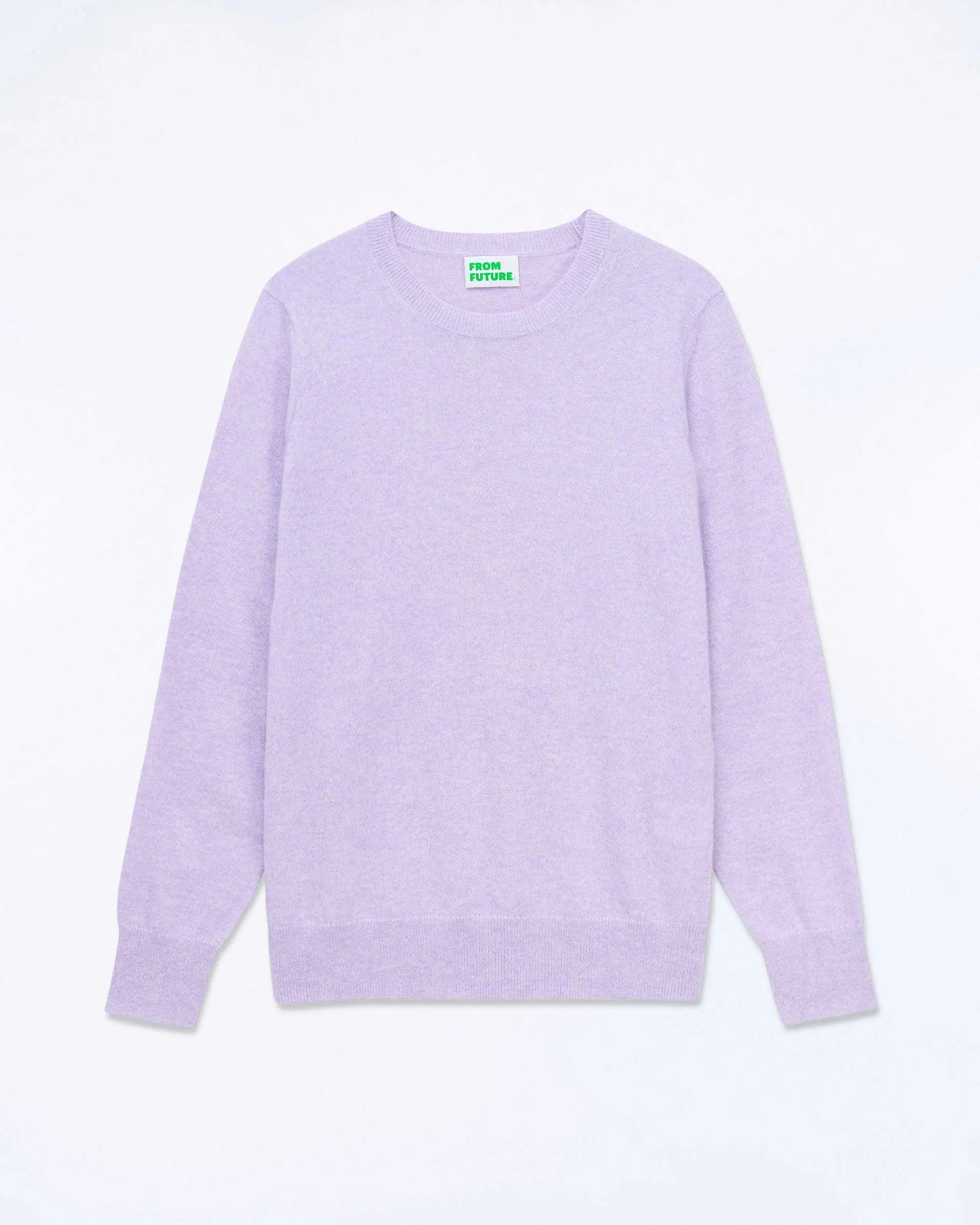 Online FROM FUTURE Pull Col Rond Magic Lilac Mouline