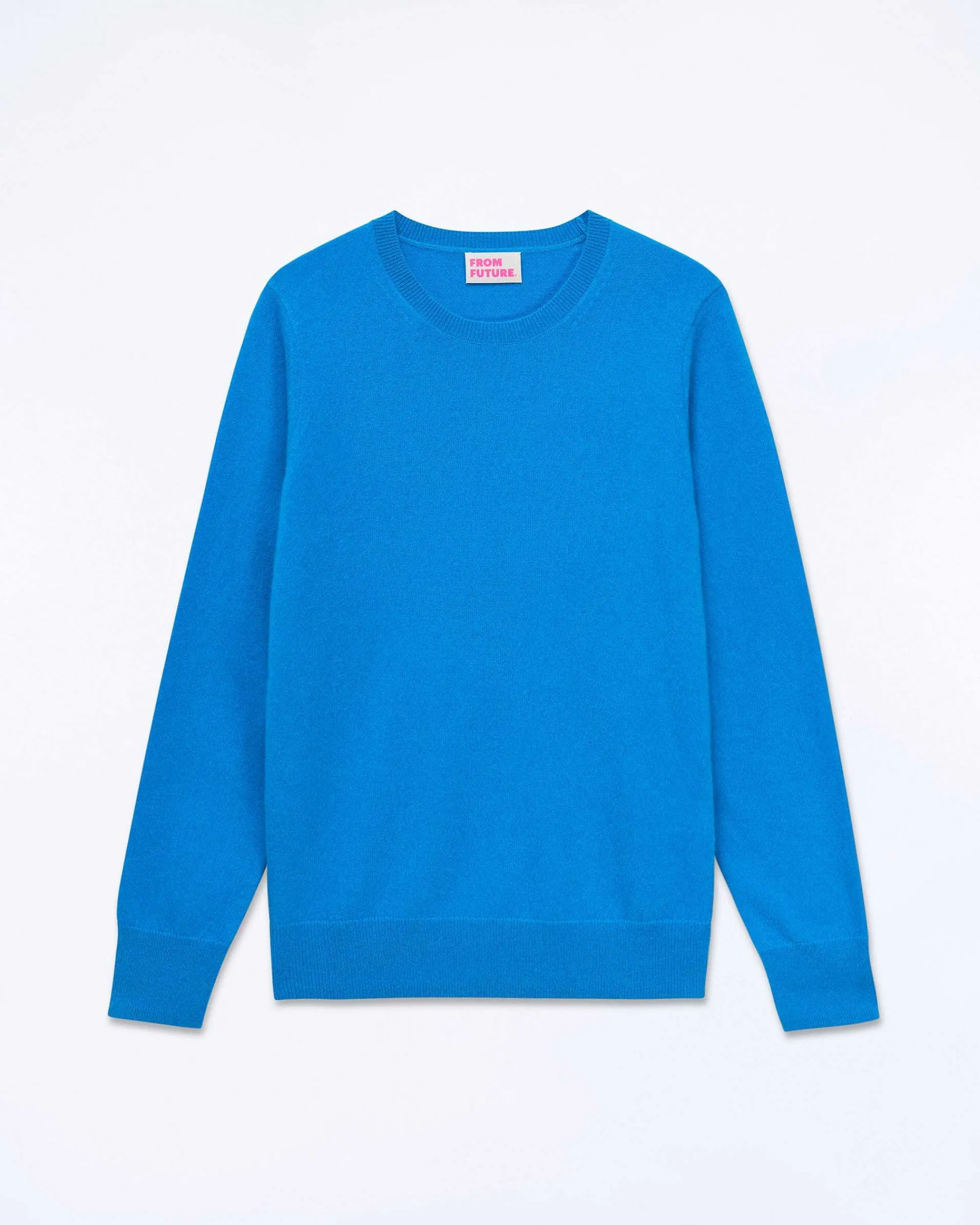 Flash Sale FROM FUTURE Pull Col Rond Surf Blue