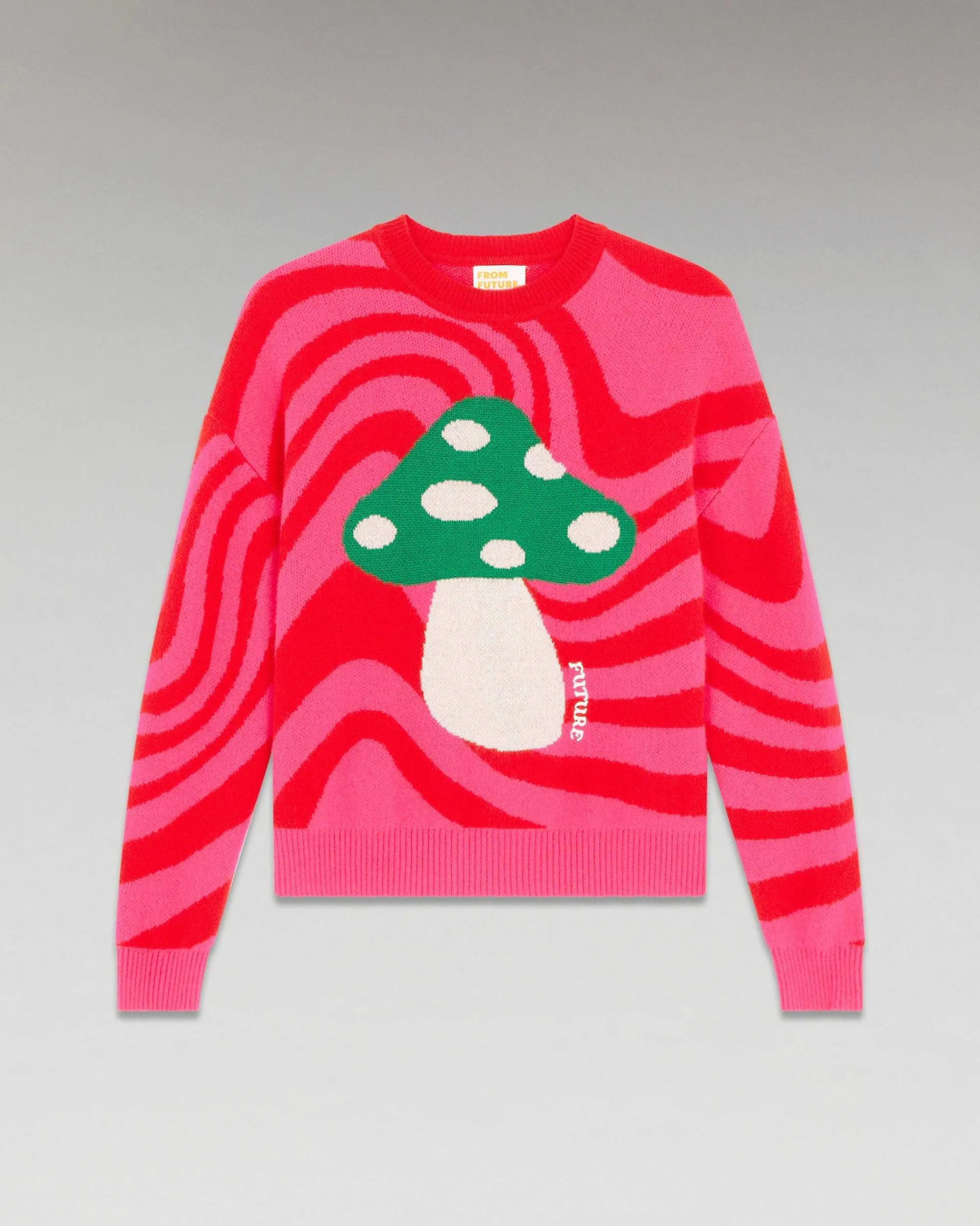 Fashion FROM FUTURE Pull Col Rond Champignon Future Winter Fuschia