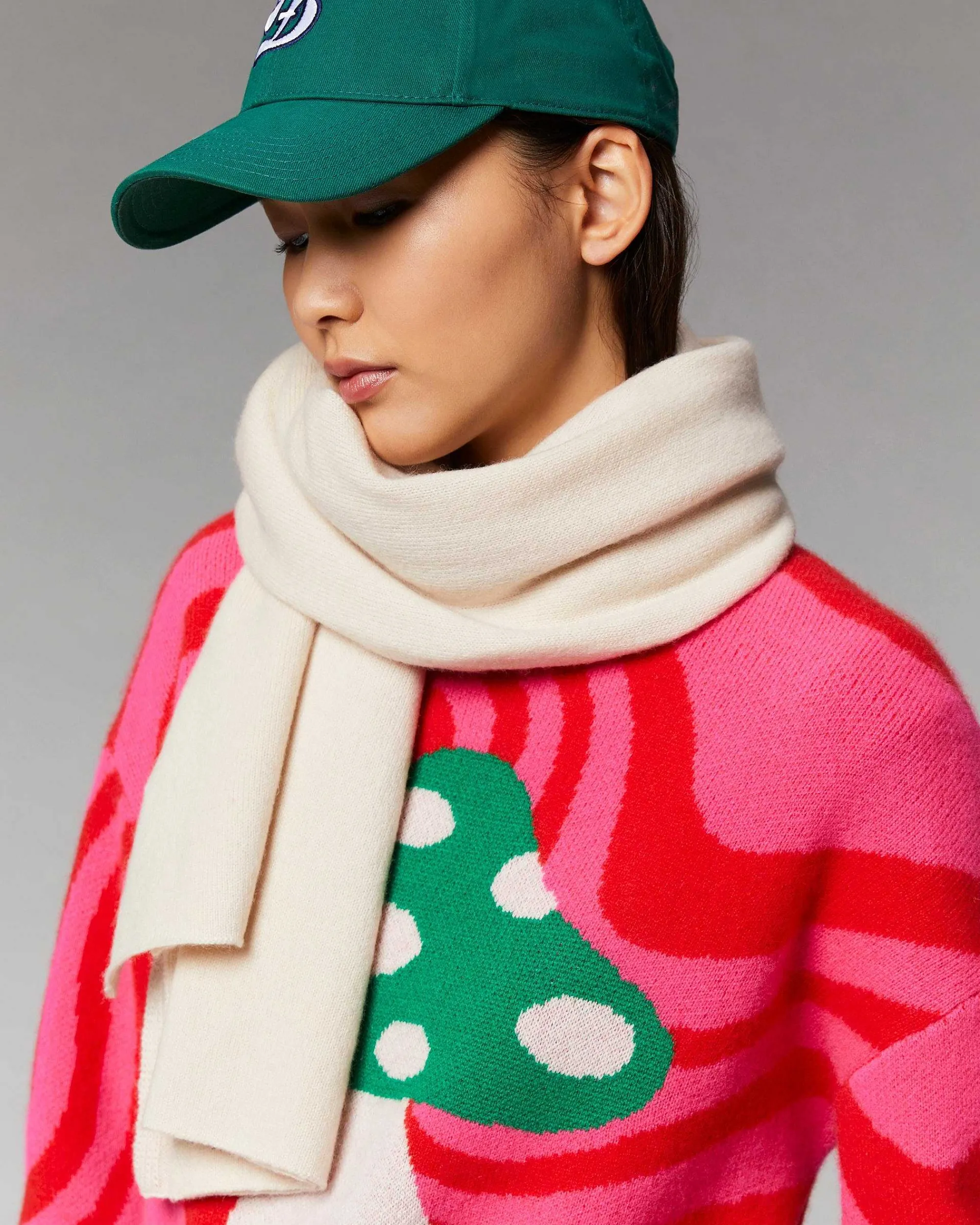 Fashion FROM FUTURE Pull Col Rond Champignon Future Winter Fuschia