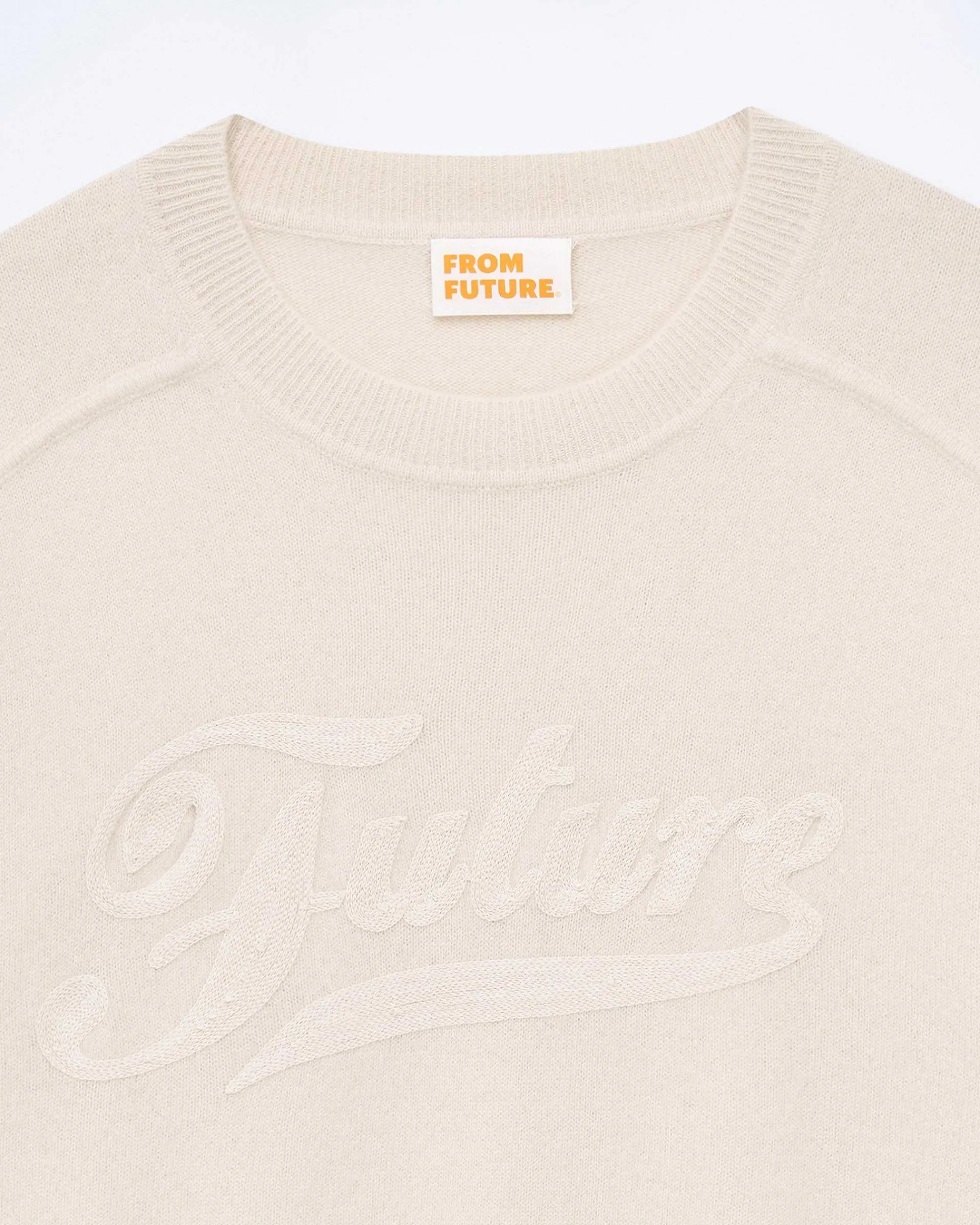 Cheap FROM FUTURE Pull Col Rond Future Light Beige