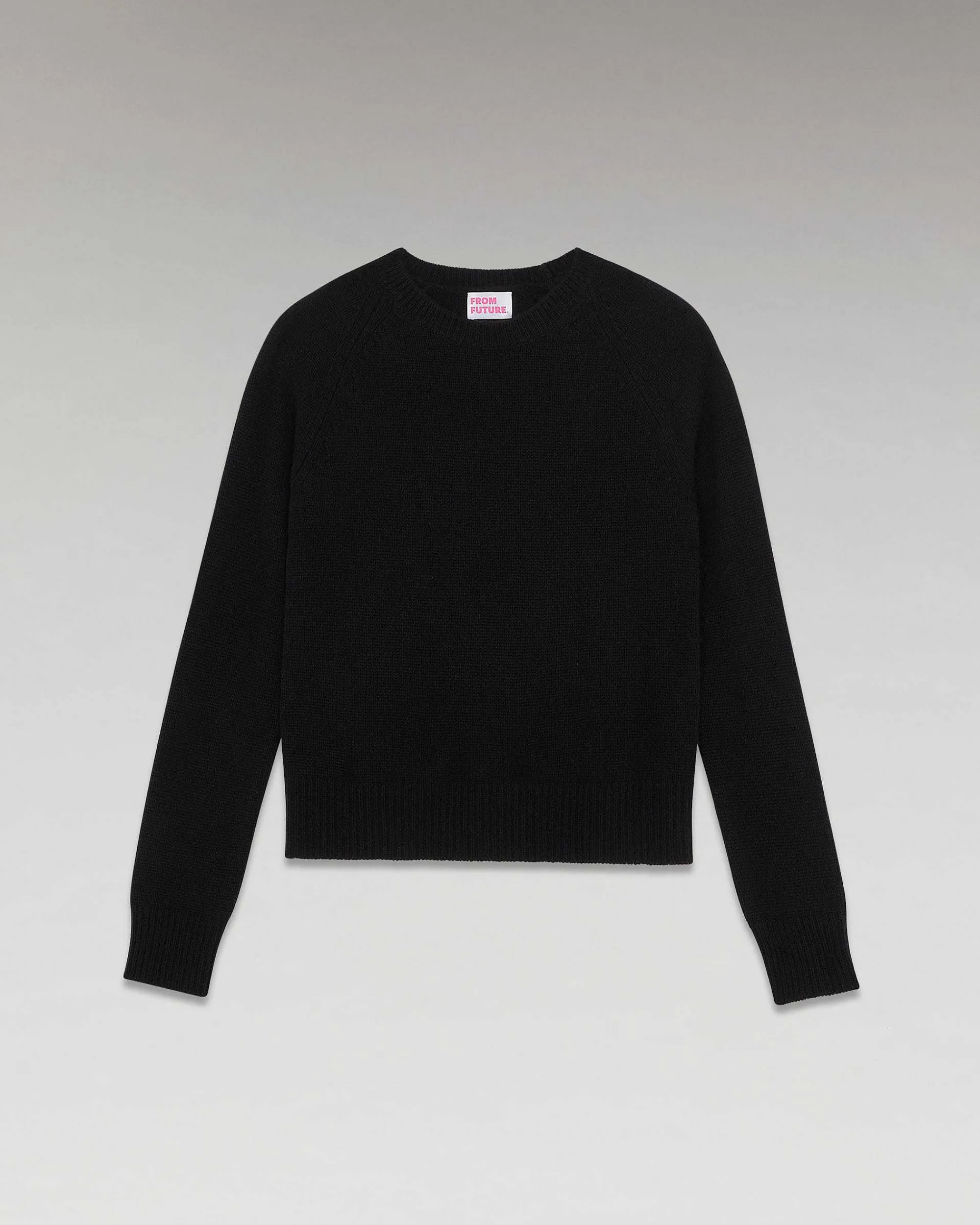 Best FROM FUTURE Pull Col Rond Raglan Noir