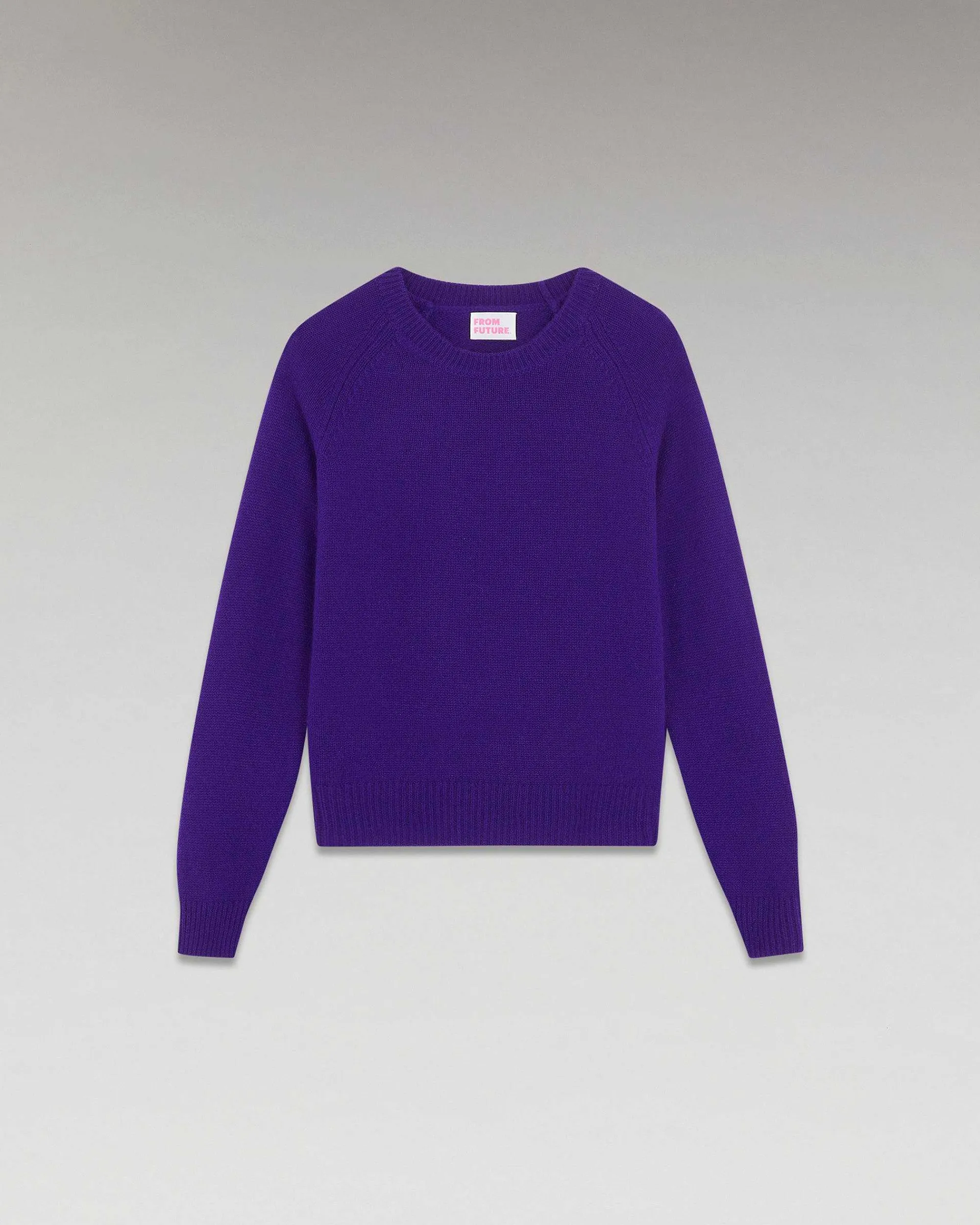 Discount FROM FUTURE Pull Col Rond Raglan Oversize Intense Purple