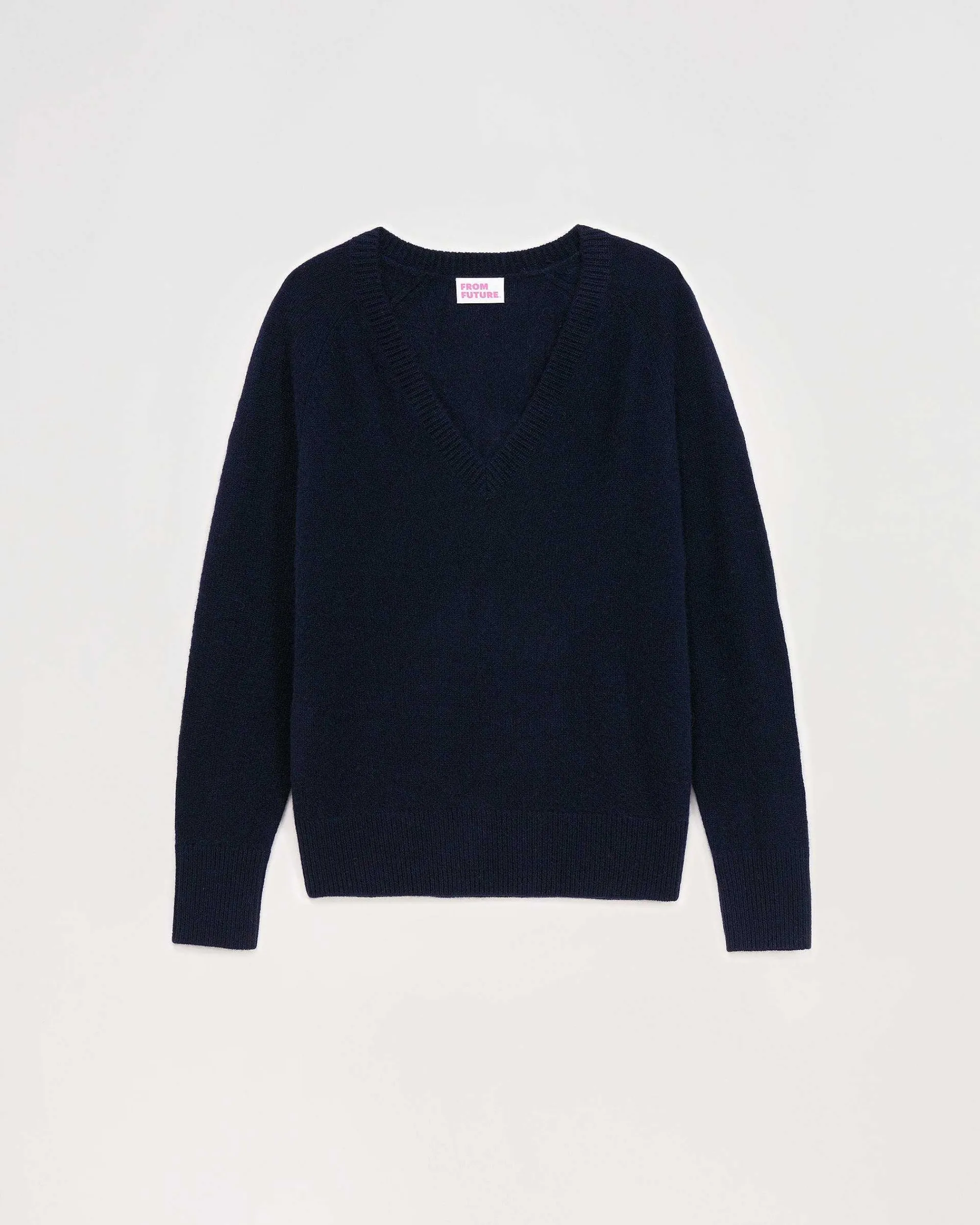 Best Sale FROM FUTURE Pull Col V Oversize Leger Navy