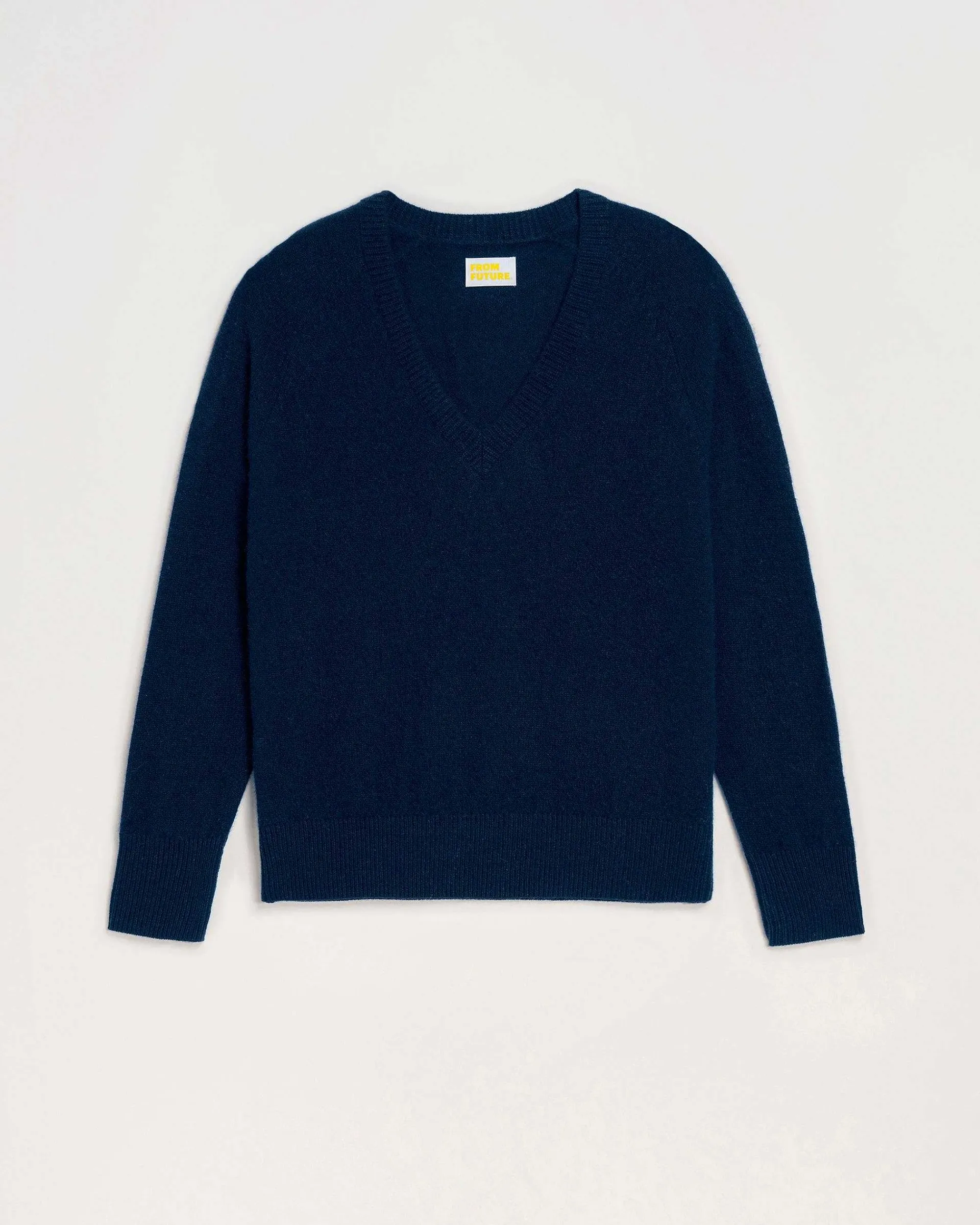 Best FROM FUTURE Pull Col V Oversize Leger Navy