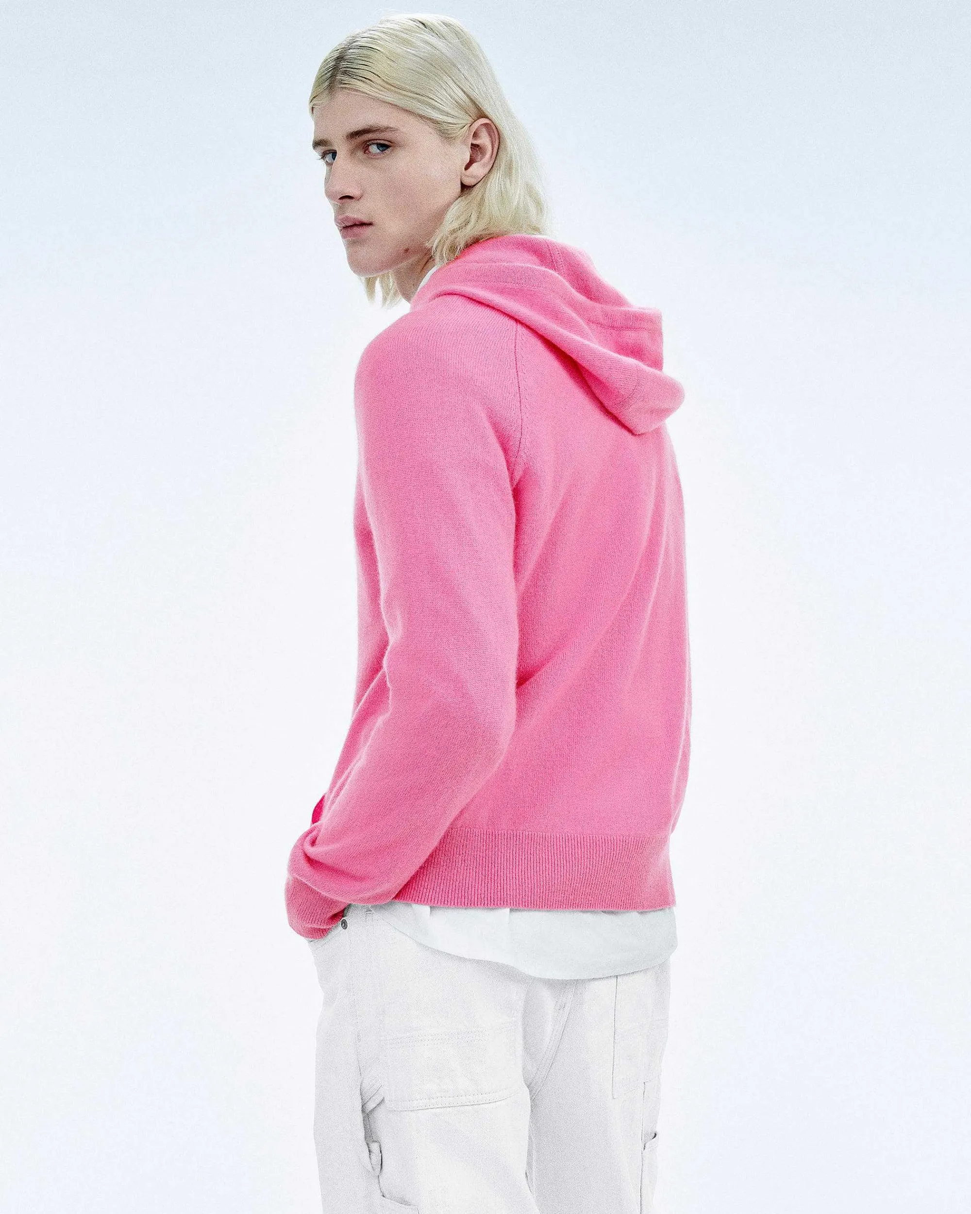 Online FROM FUTURE Pull Hoodie Winter Pink