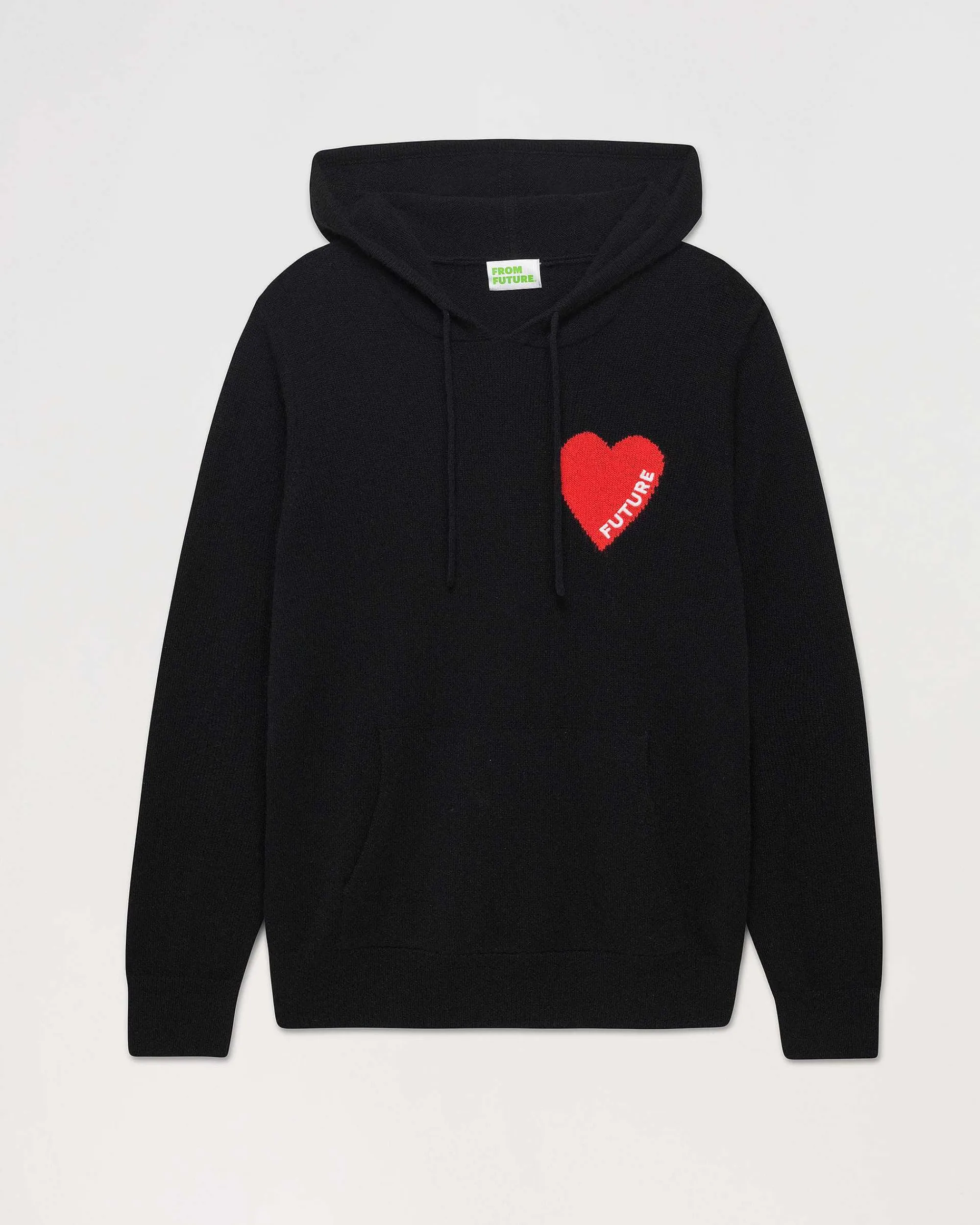 Flash Sale FROM FUTURE Pull Hoodie Coeur Leger Noir