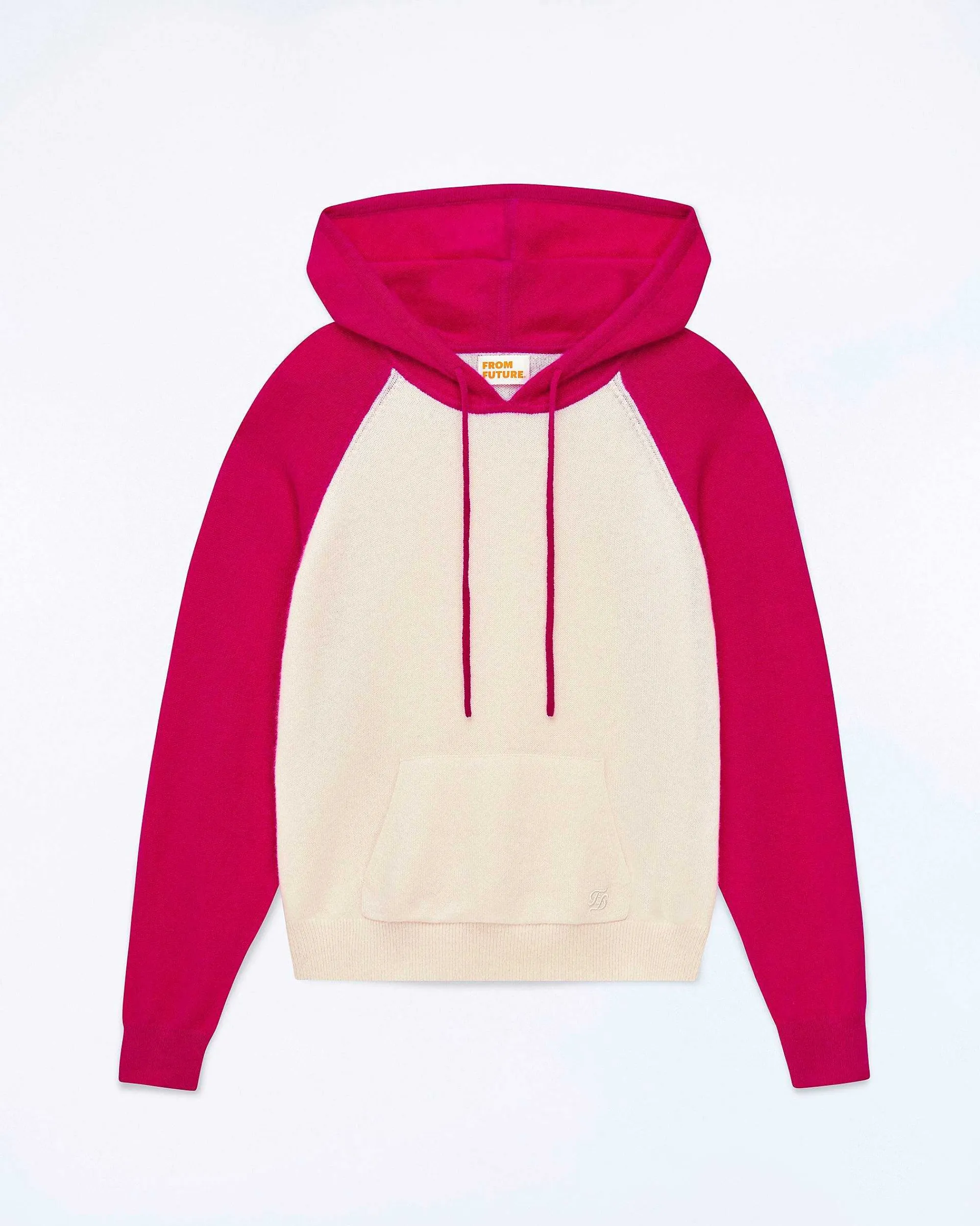 Clearance FROM FUTURE Pull Hoodie Contraste Ecru