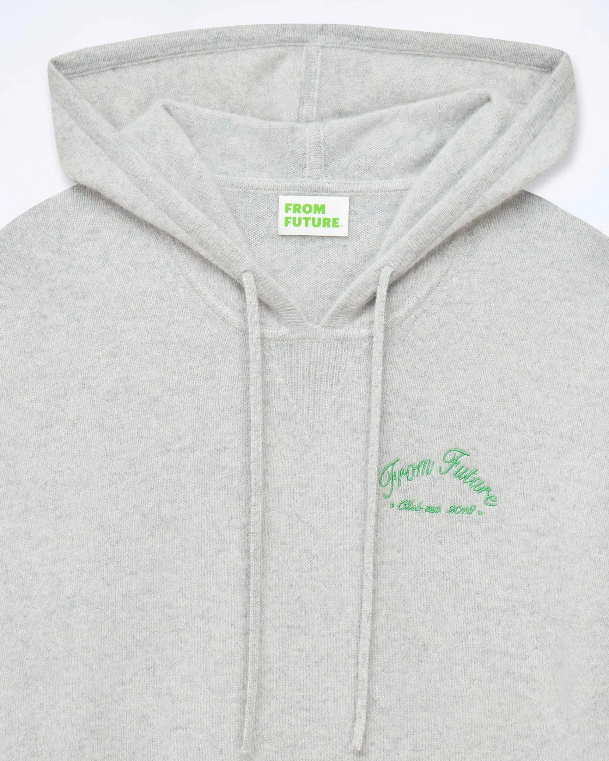 Outlet FROM FUTURE Pull Hoodie World League Gris Chine Clair