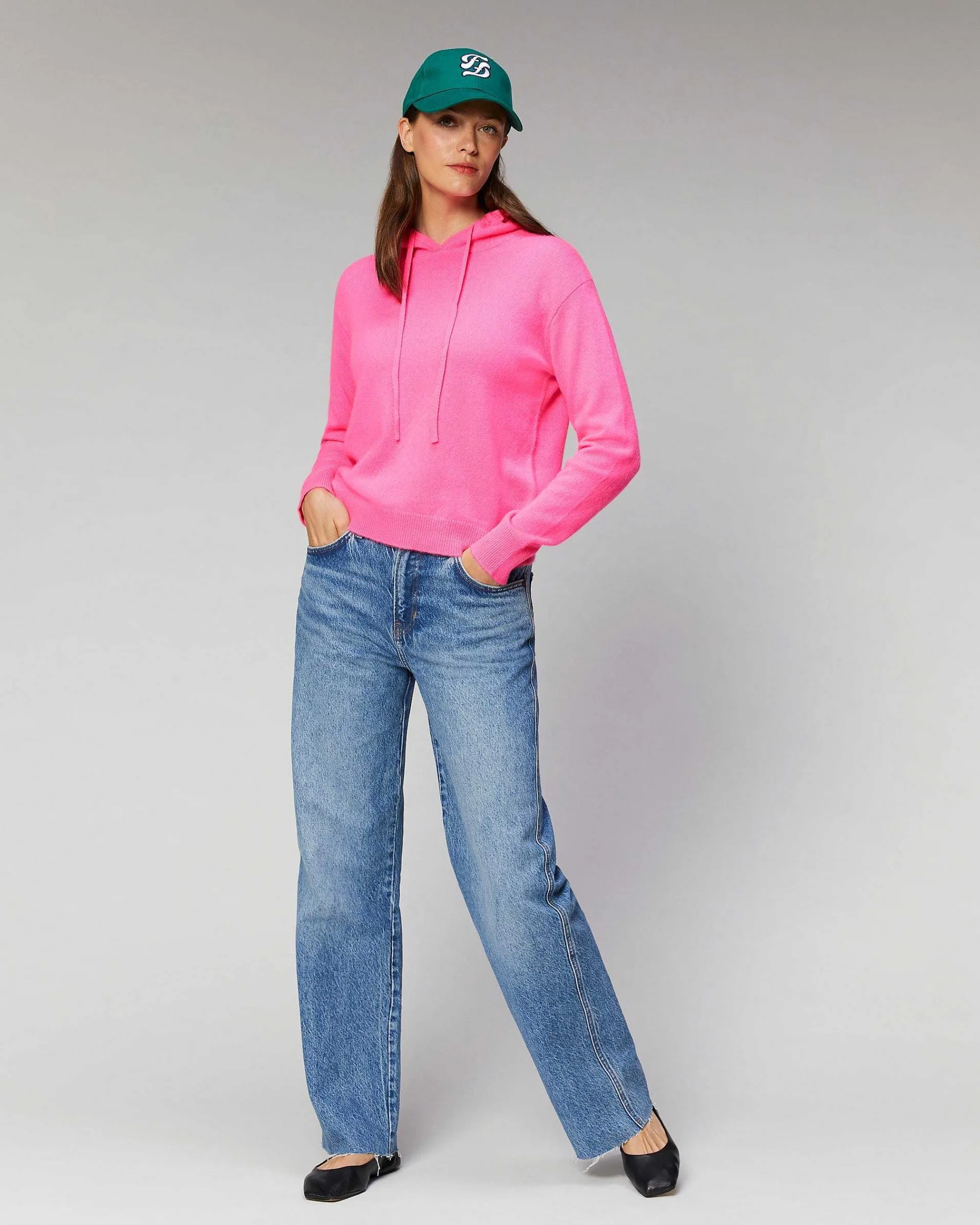 Hot FROM FUTURE Pull Hoodie Oversize Leger Sparkle Pink