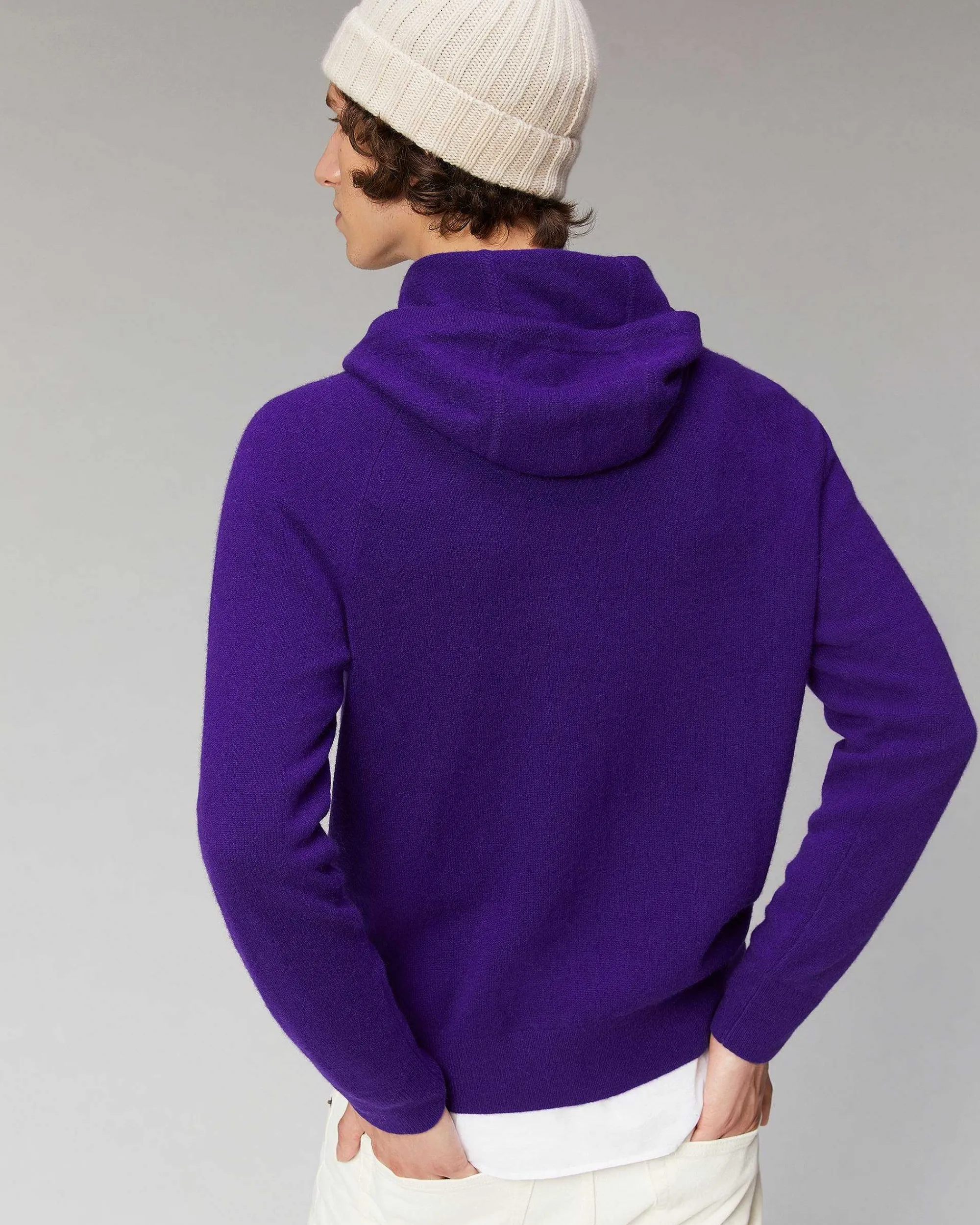 Flash Sale FROM FUTURE Pull Hoodie Oversize Leger Winter Purple