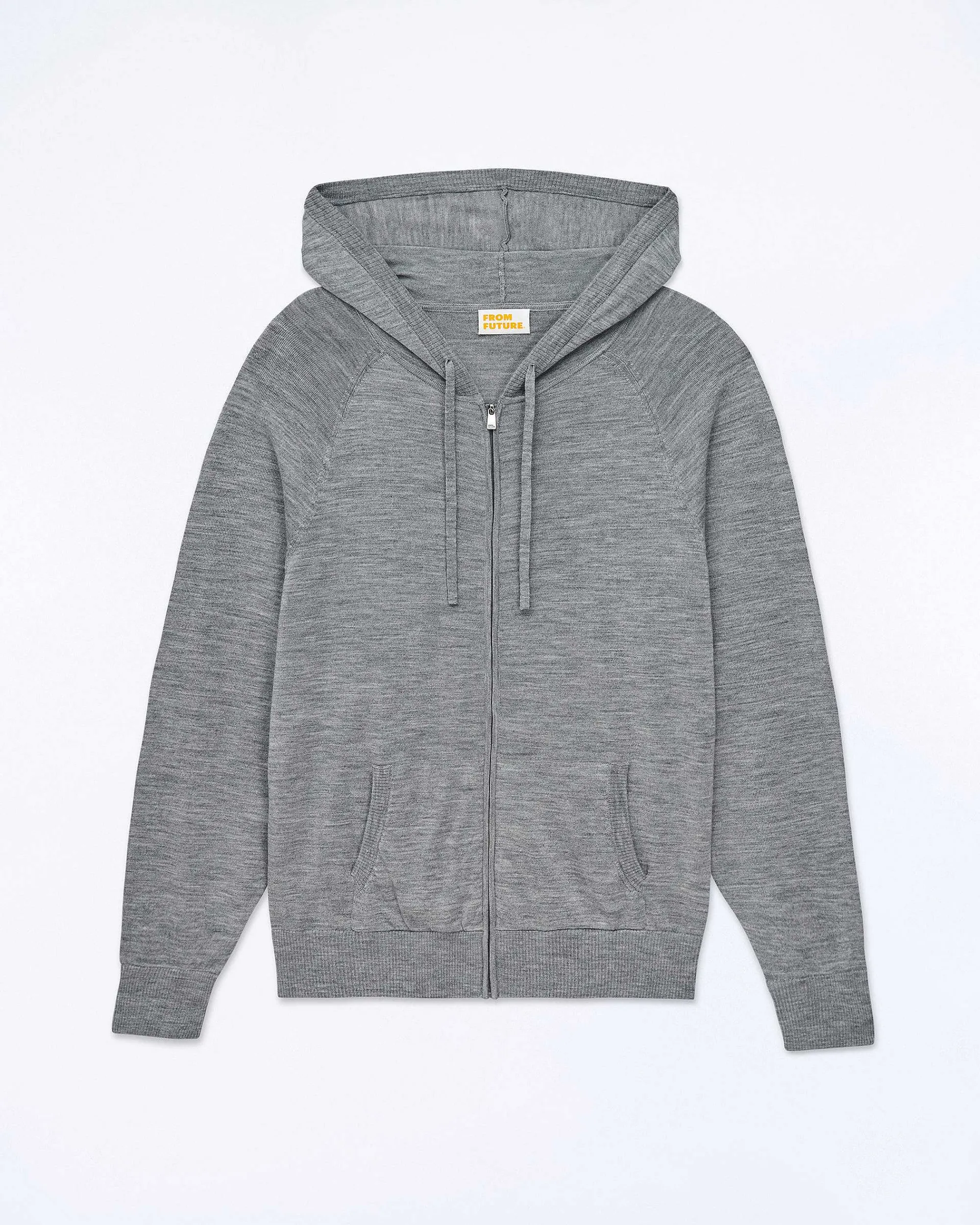 Best Sale FROM FUTURE Pull Hoodie Uni Gris Chine Fonce