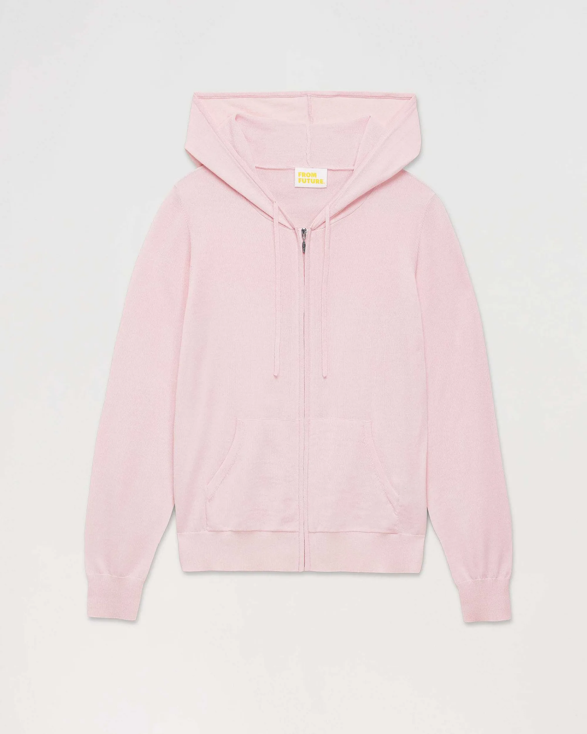 New FROM FUTURE Pull Hoodie Zippe Rose Poudre