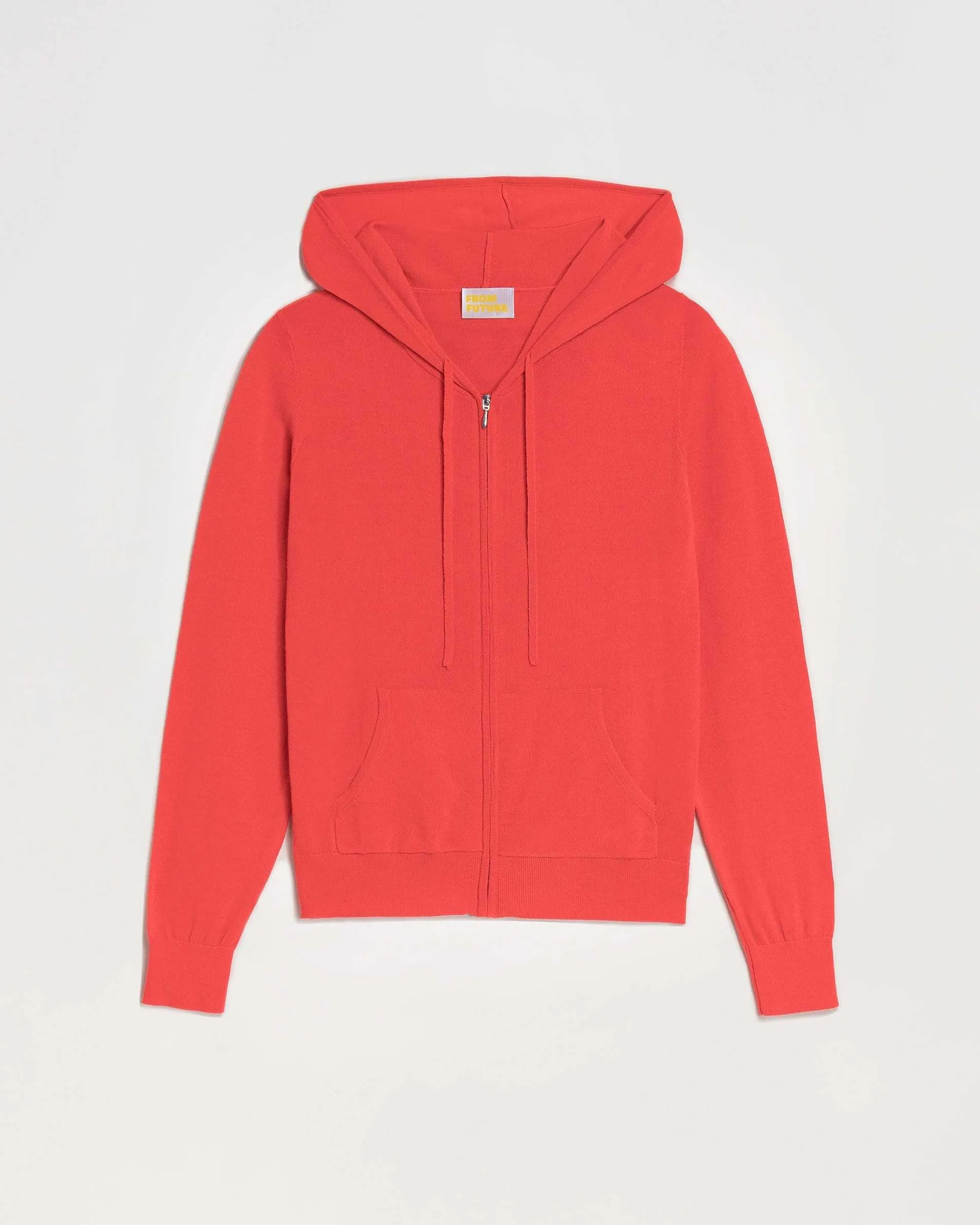 Hot FROM FUTURE Pull Hoodie Zippe Orange Fluo