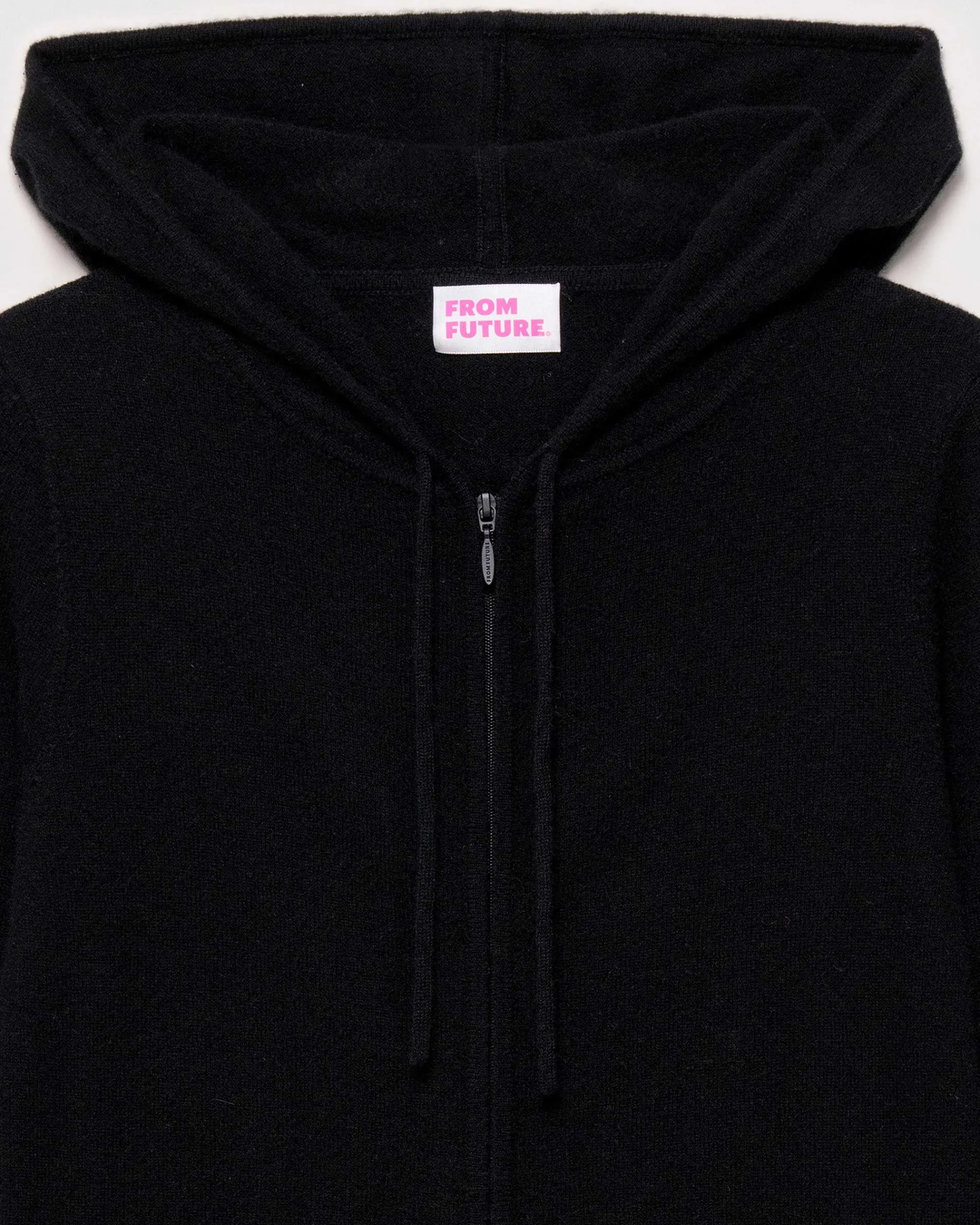 Cheap FROM FUTURE Pull Hoodie Zippe Noir