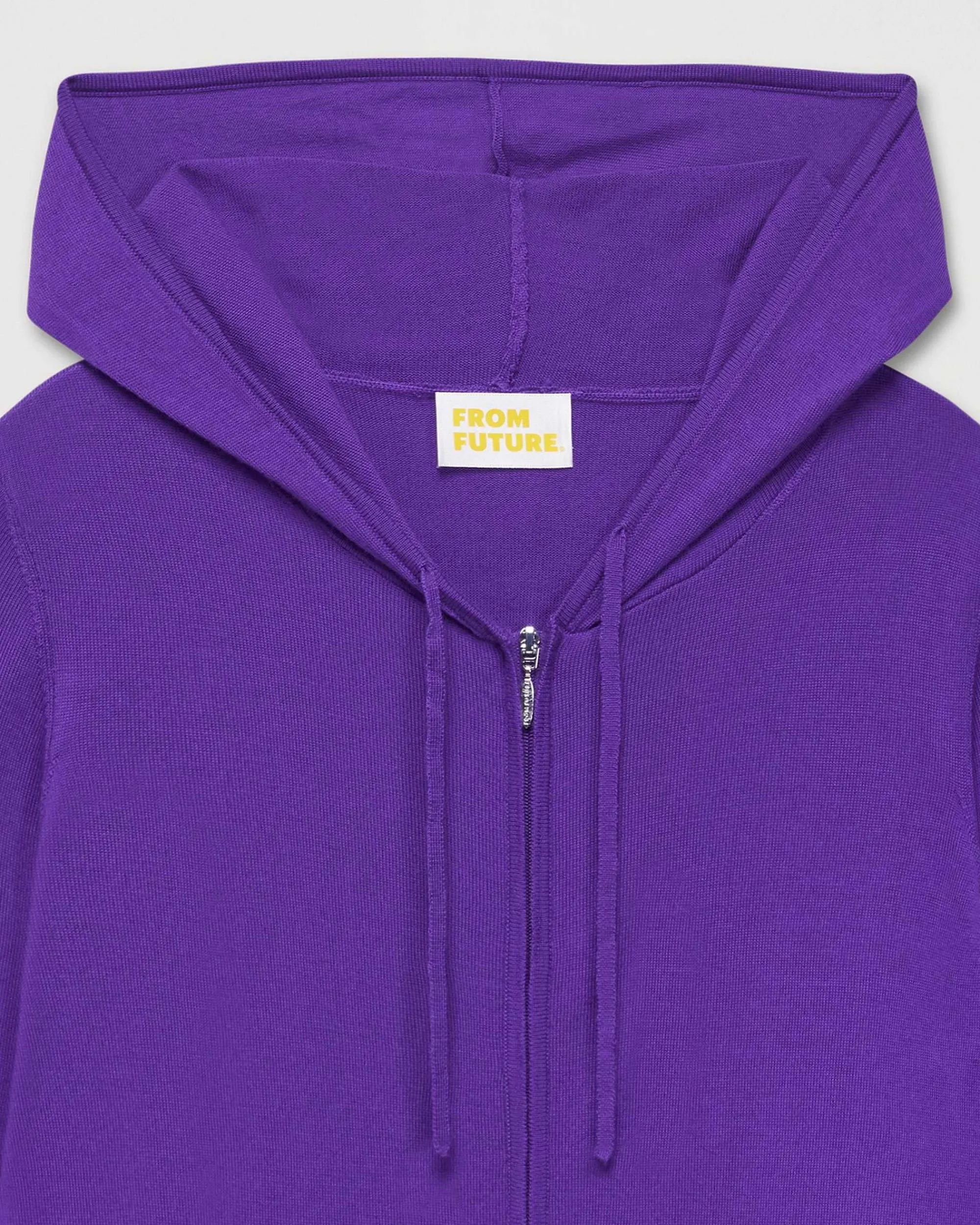 Store FROM FUTURE Pull Hoodie Zippe Violet Fluo