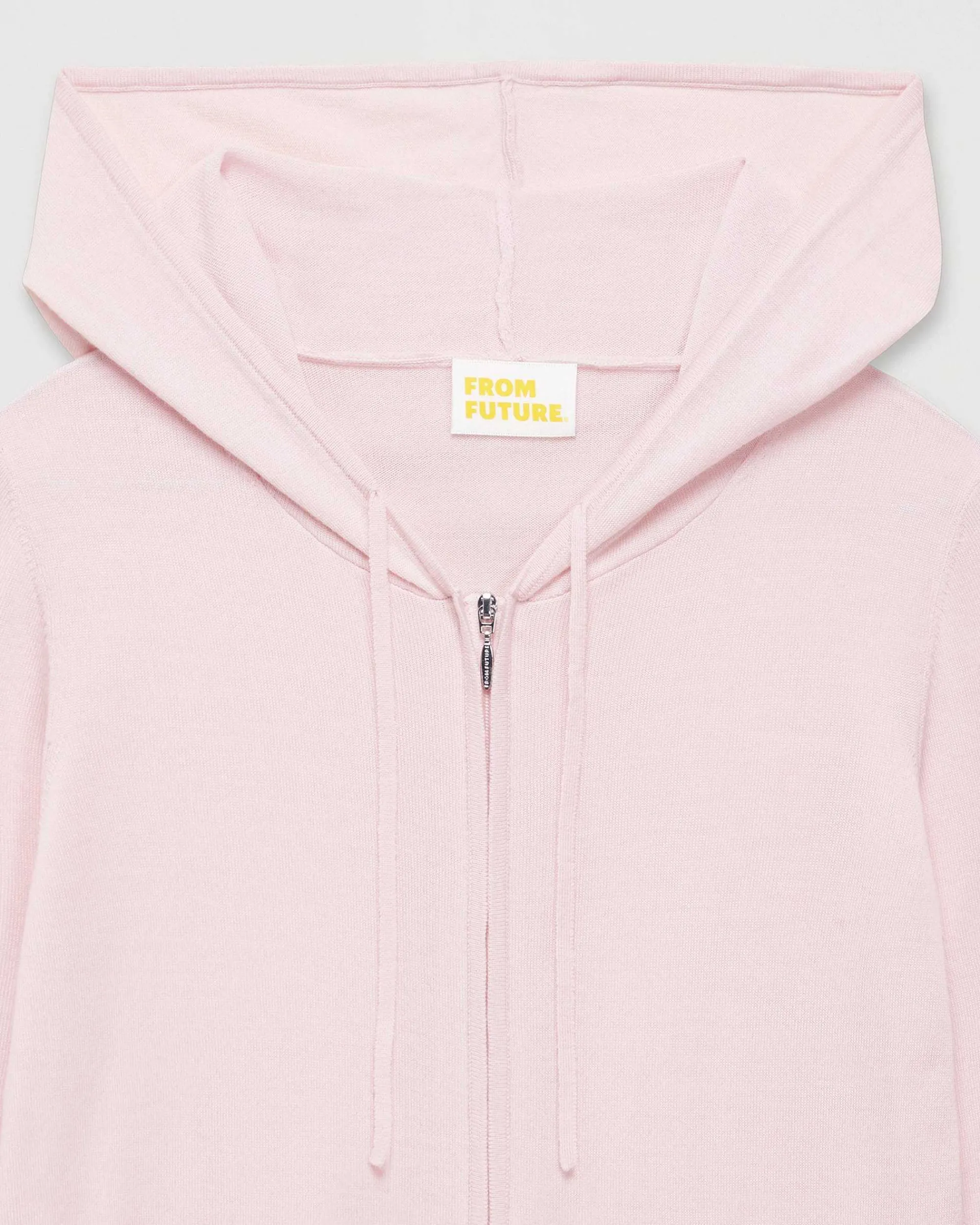 New FROM FUTURE Pull Hoodie Zippe Rose Poudre