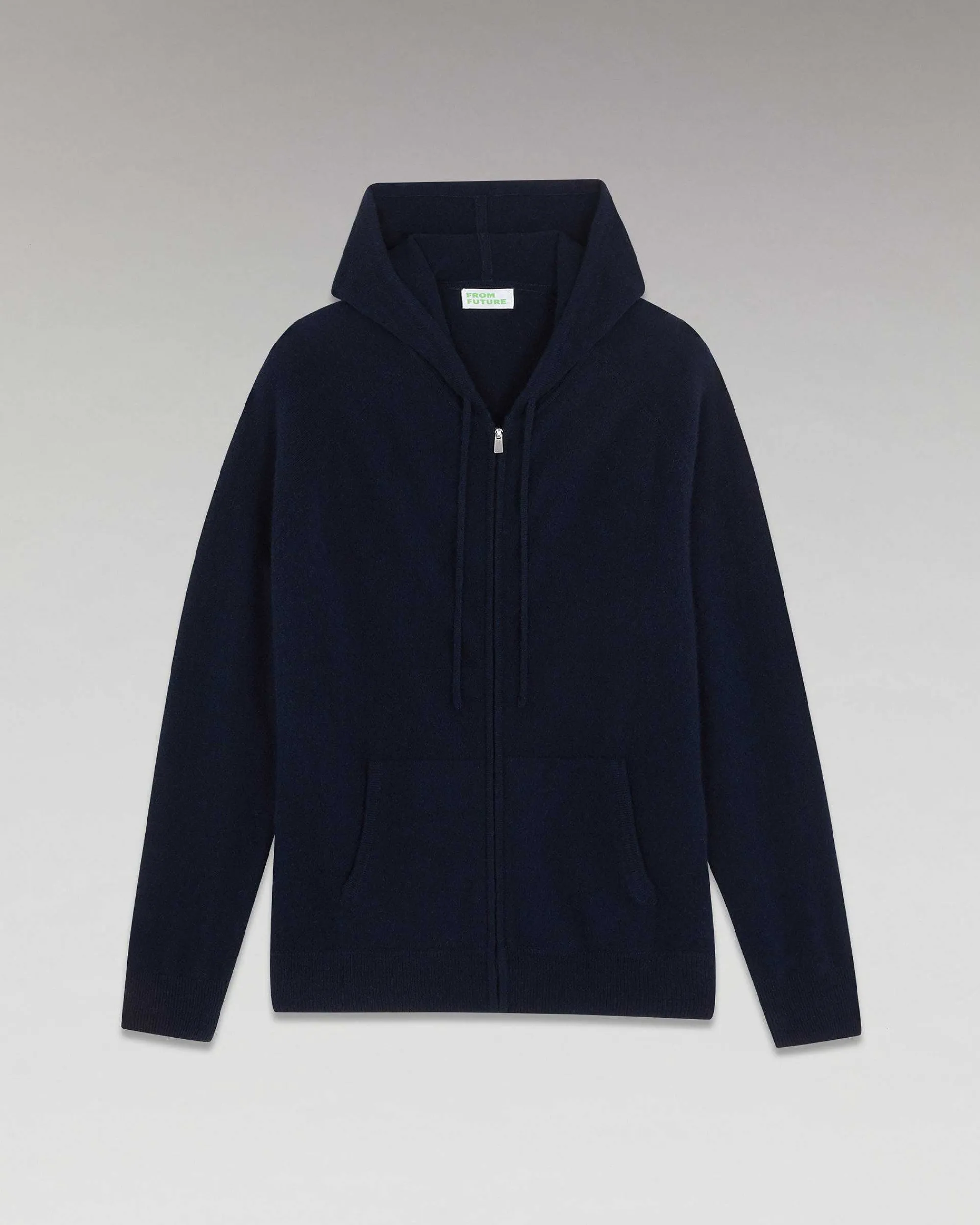 Outlet FROM FUTURE Pull Hoodie Zippe Basique Navy