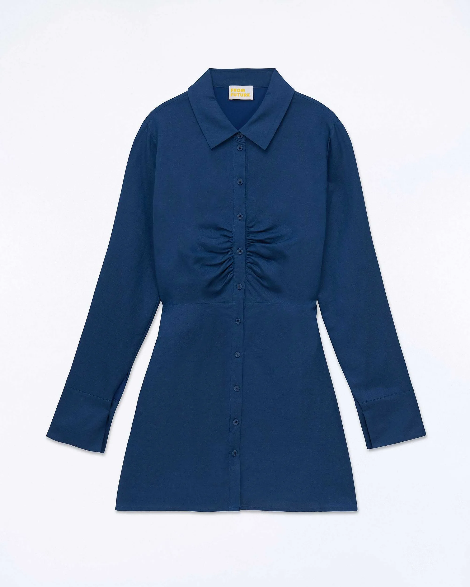 Best FROM FUTURE Robe Courte Manche Longue Magda Navy